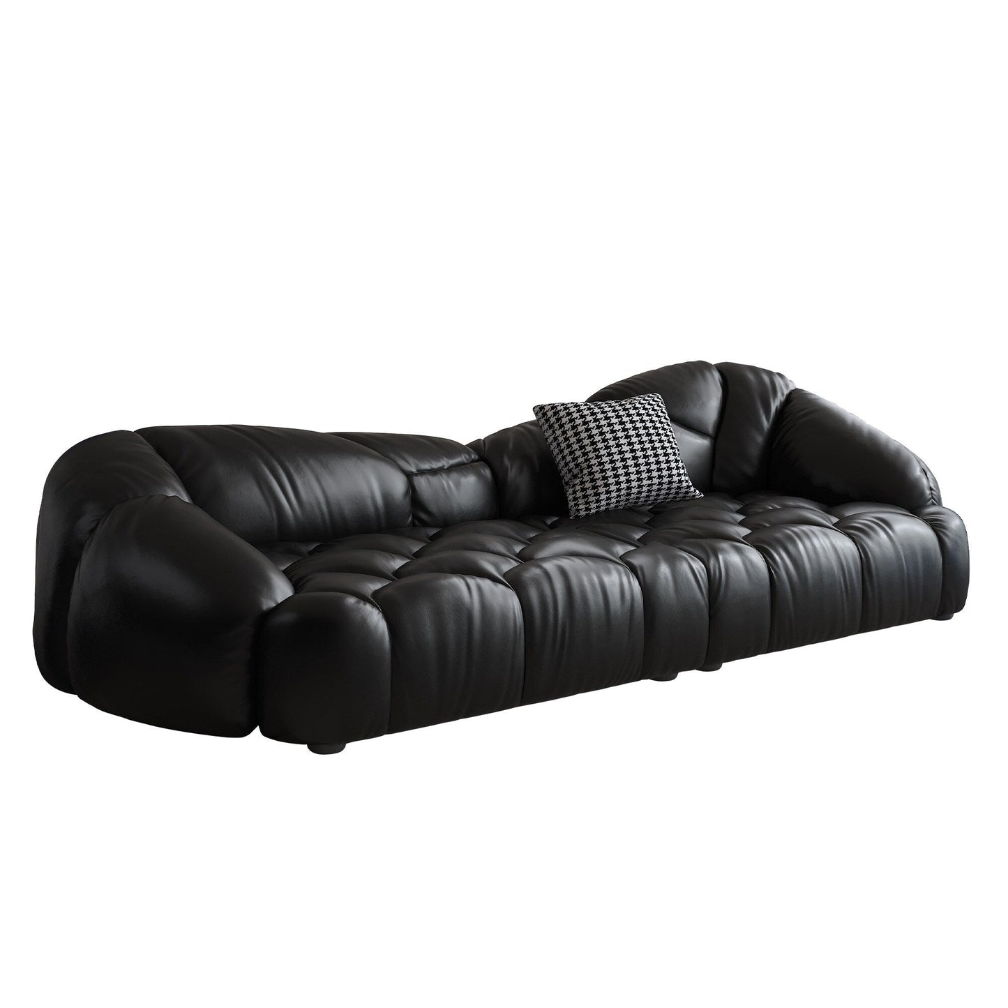 Canapé rembourré en cuir 104,3 - 104,3 x 45,3