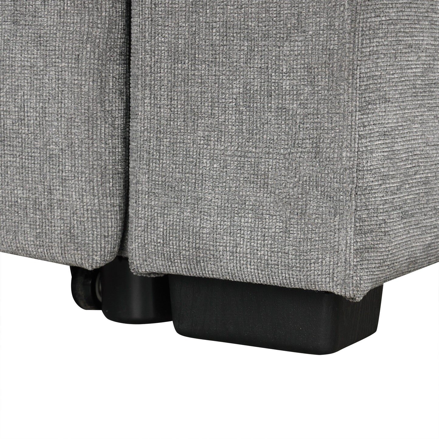 Canapé sectionnel modulaire en U de 108 pouces avec canapé-lit gigogne, ports USB et deux porte-gobelets pour le salon