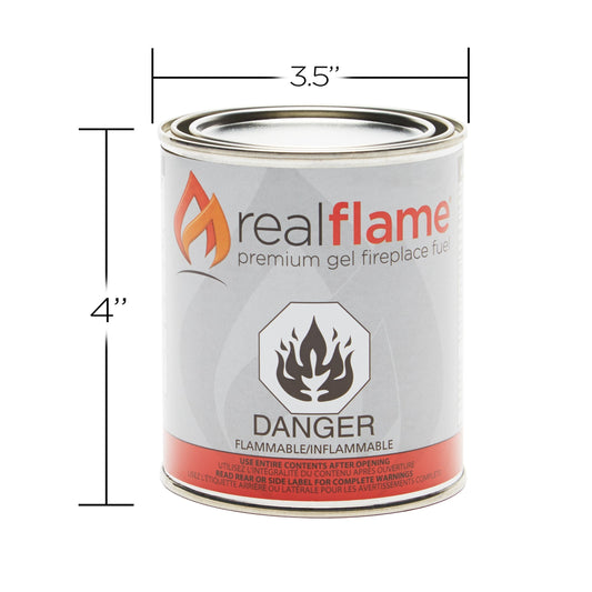 Gel combustible Real Flame (paquet de 24) de 375 ml (3,5 x 4 po)