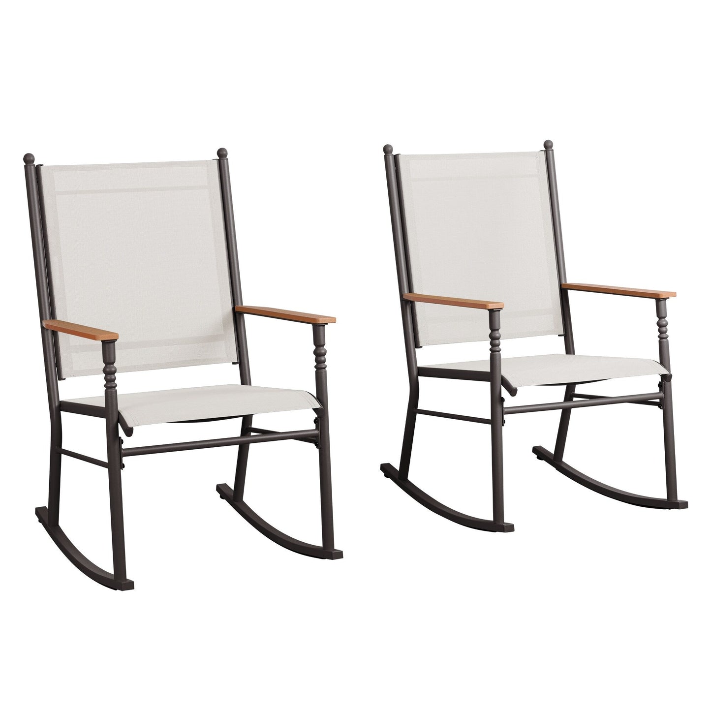 Chaises à bascule d'extérieur pour 2 personnes