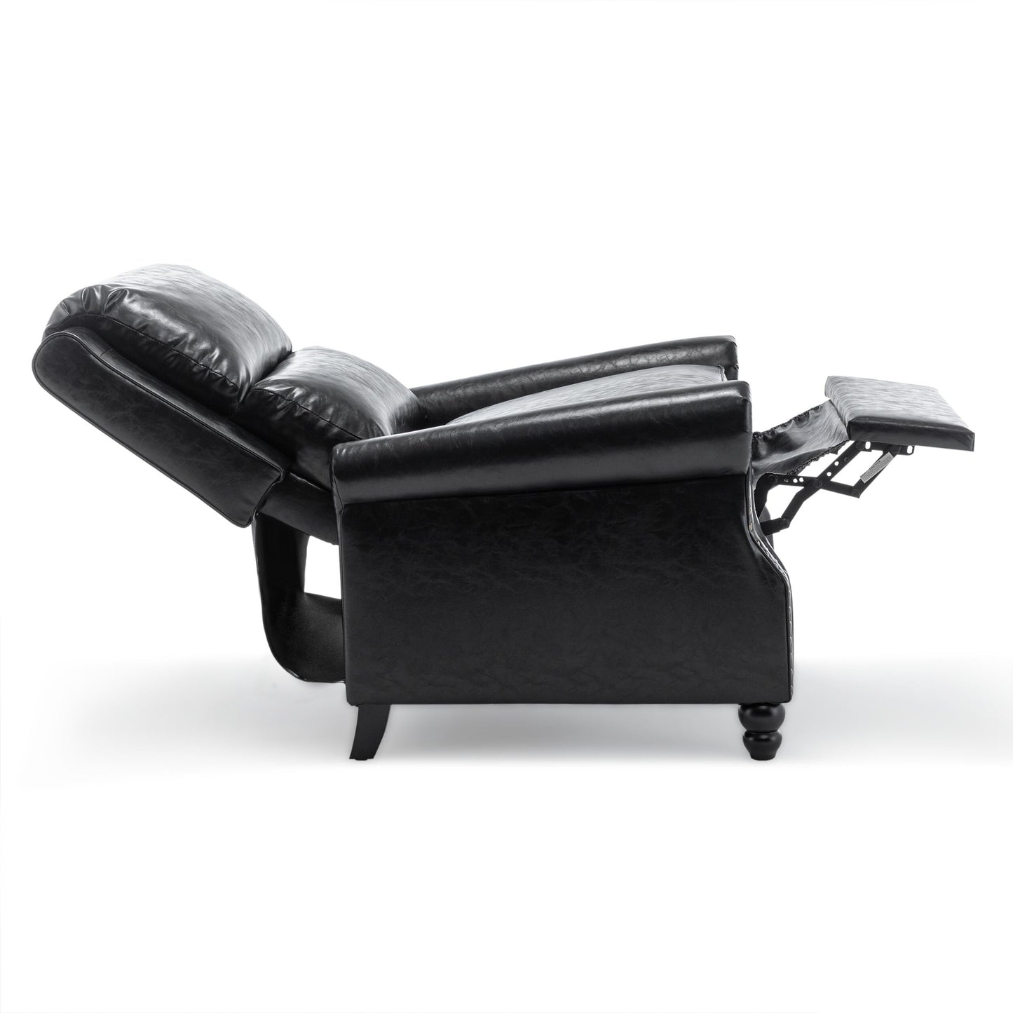 Ensemble de 2 fauteuils inclinables rembourrés à tête de clou