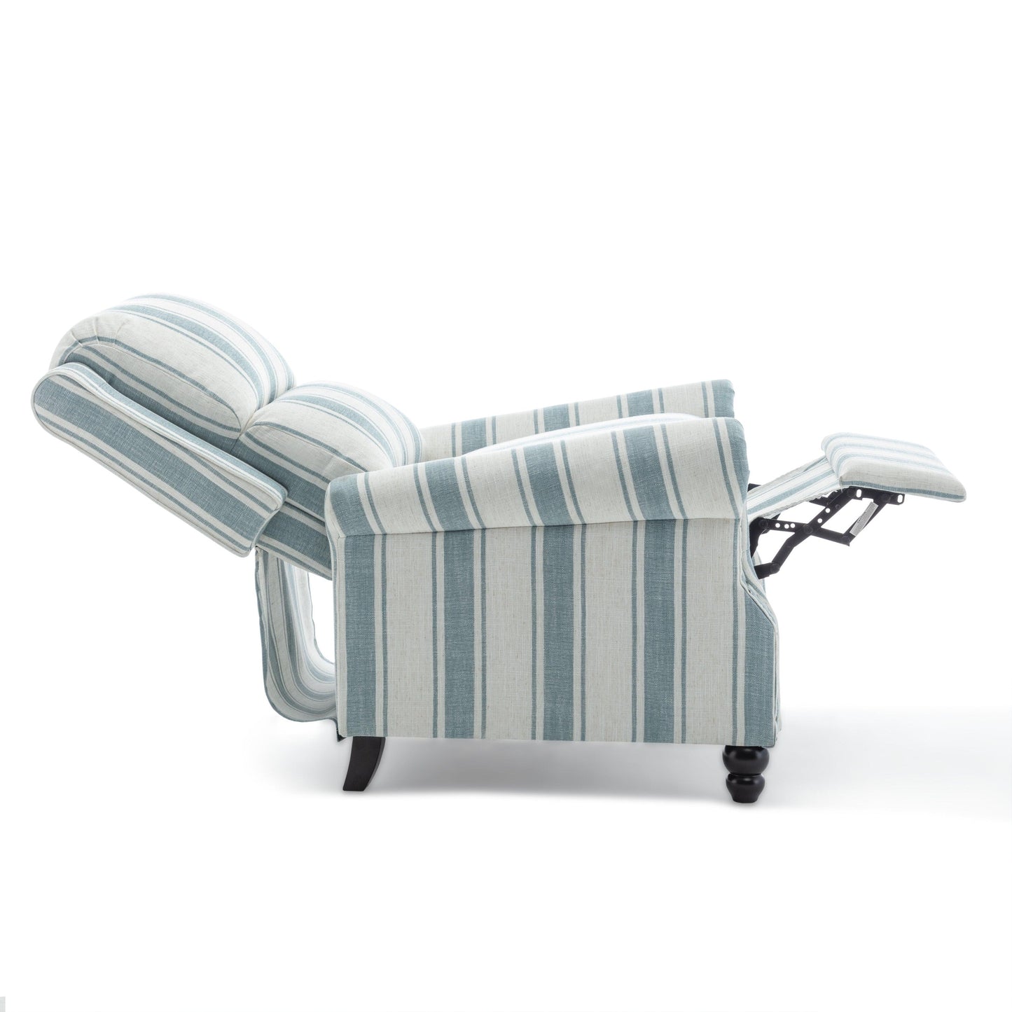 Ensemble de 2 fauteuils inclinables rembourrés à tête de clou