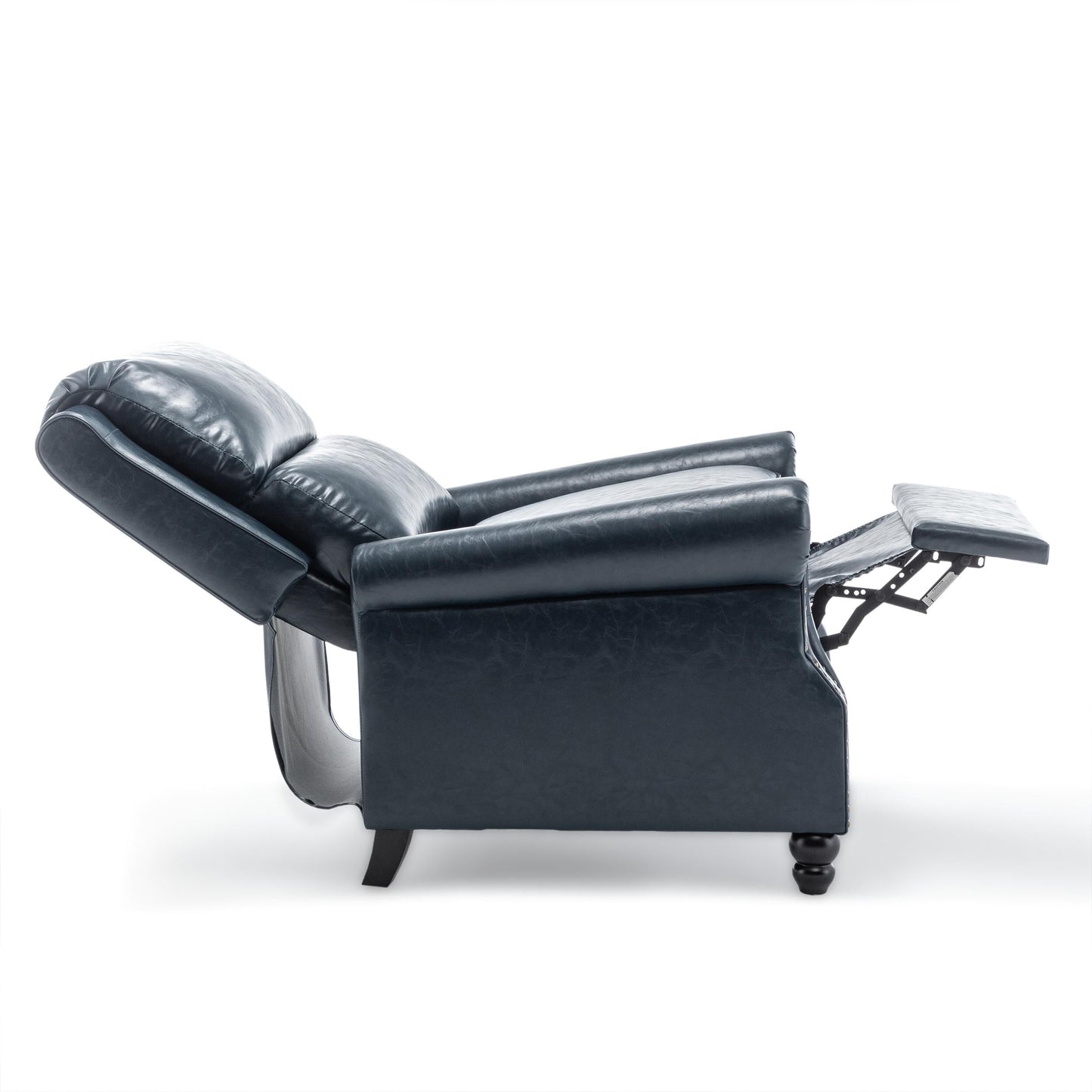 Ensemble de 2 fauteuils inclinables rembourrés à tête de clou