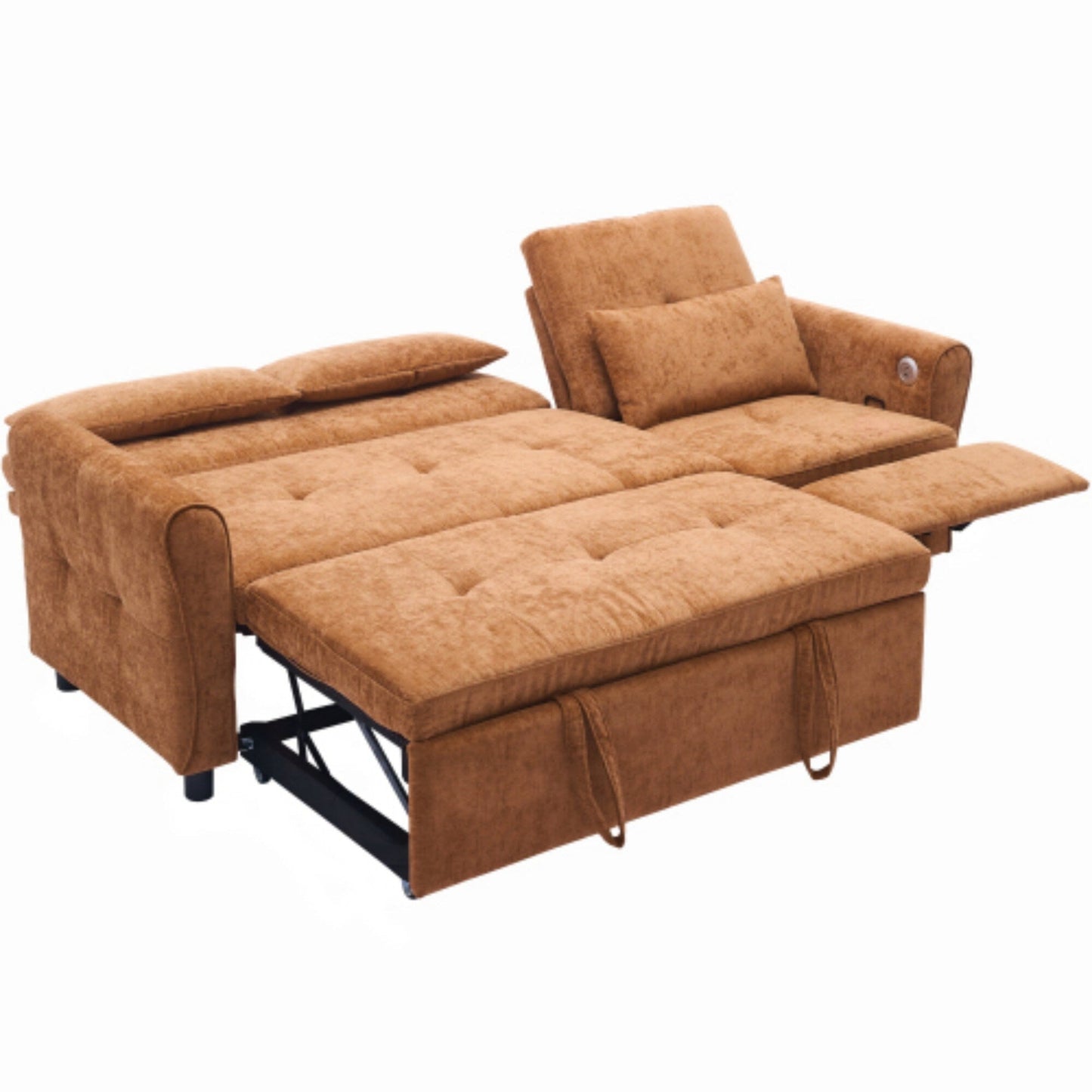 Canapé 2 en 1 avec lit gigogne et fauteuil inclinable réversible par Harper&Bright Designs