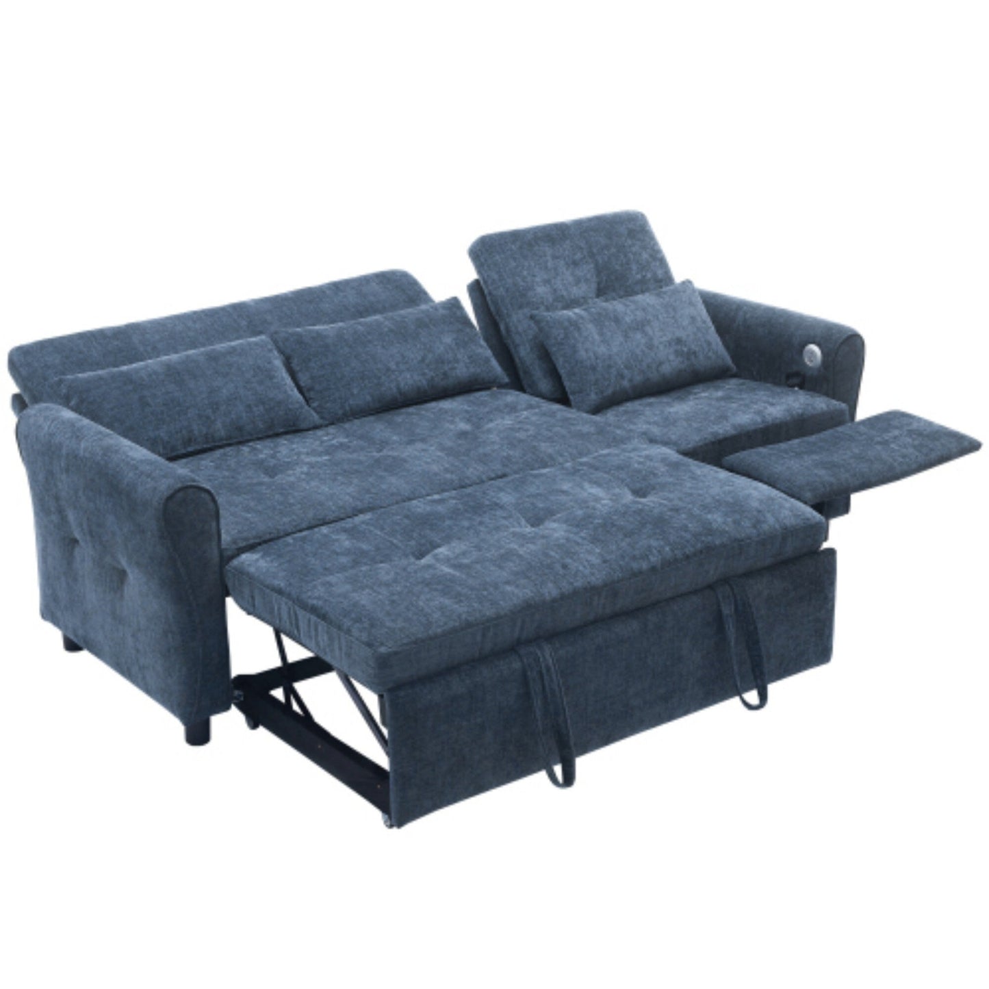 Canapé 2 en 1 avec lit gigogne et fauteuil inclinable réversible par Harper&Bright Designs