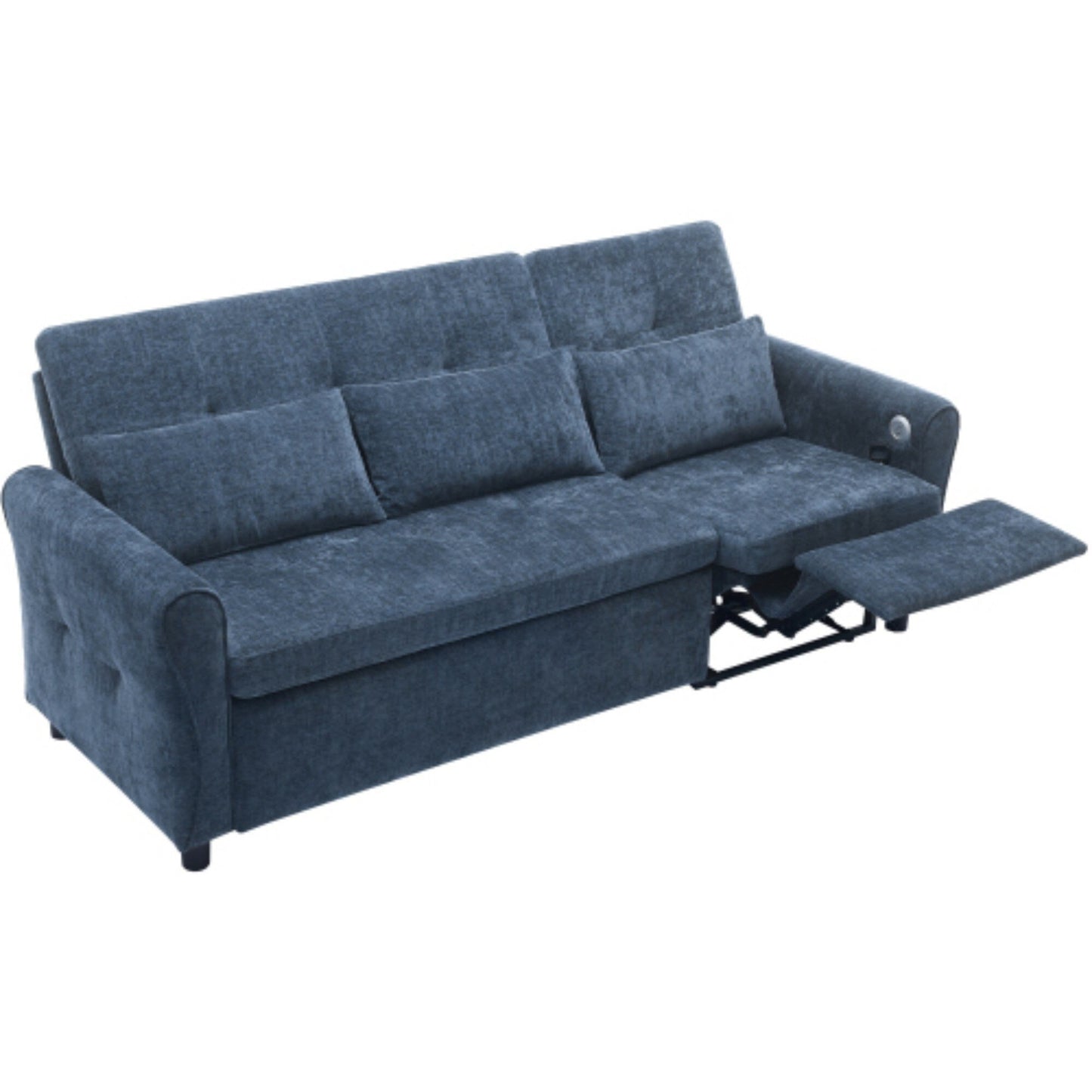Canapé 2 en 1 avec lit gigogne et fauteuil inclinable réversible par Harper&Bright Designs