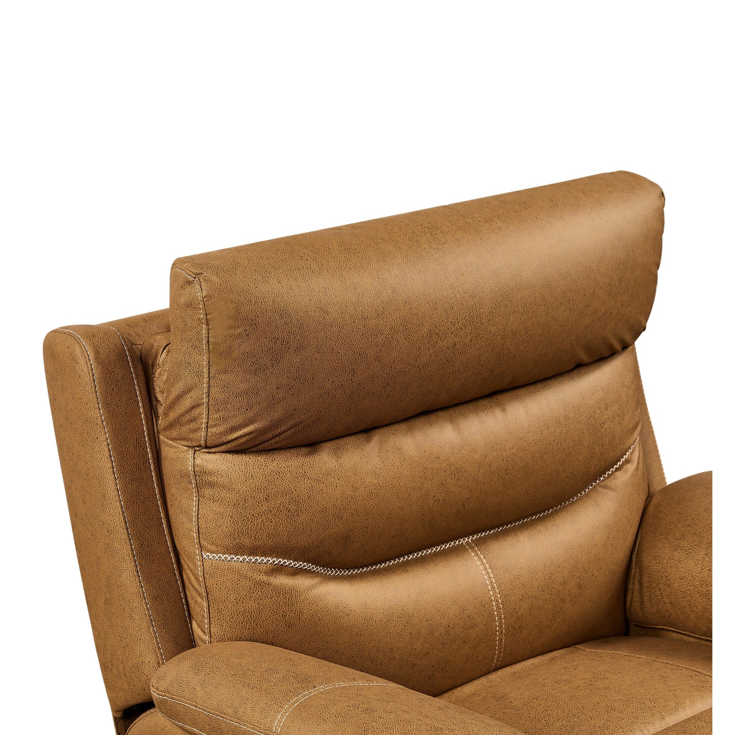 Fauteuil inclinable pivotant à 240° avec double moteur, appui-tête électrique, positions d'inclinaison infinies, ports de charge USB et repose-pieds