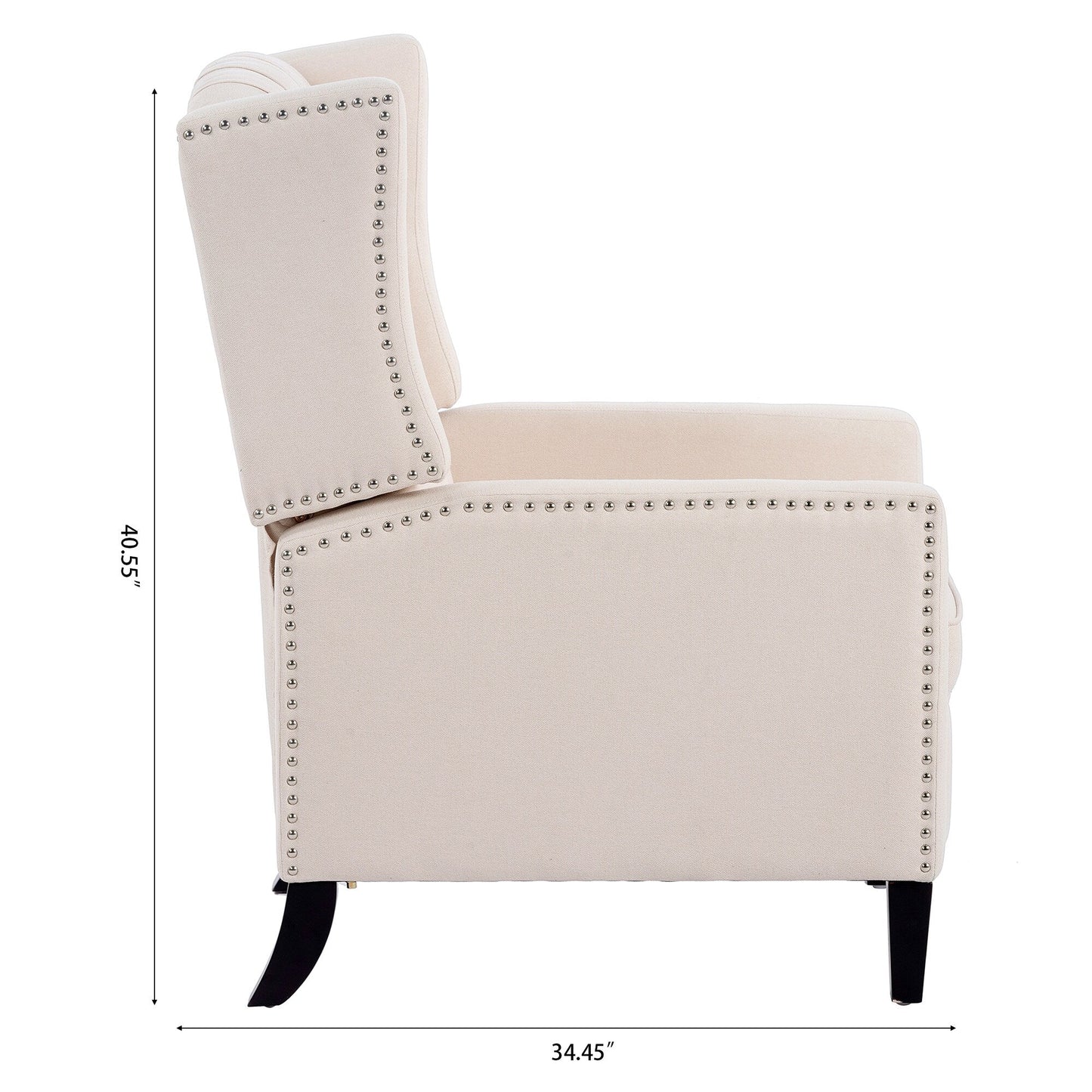 Fauteuil inclinable manuel large de 27,16 pouces