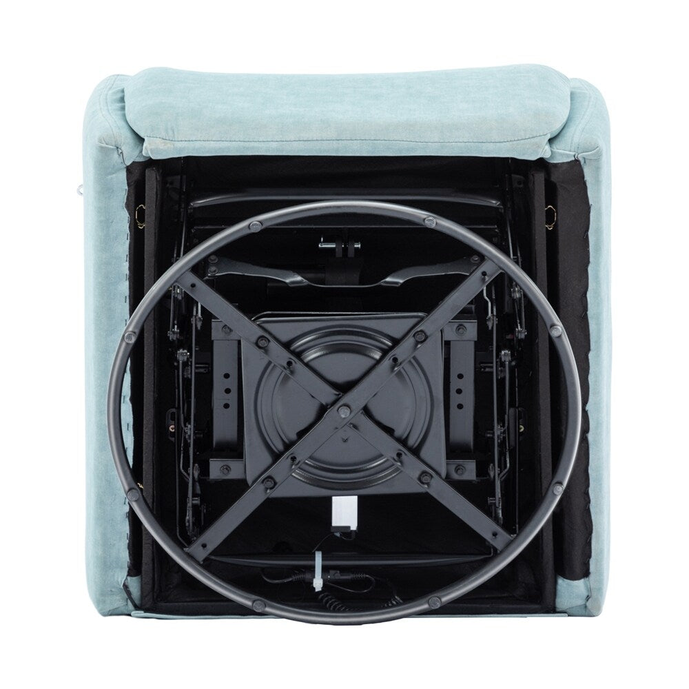 Fauteuil inclinable électrique pivotant à 270 degrés avec support pour téléphone