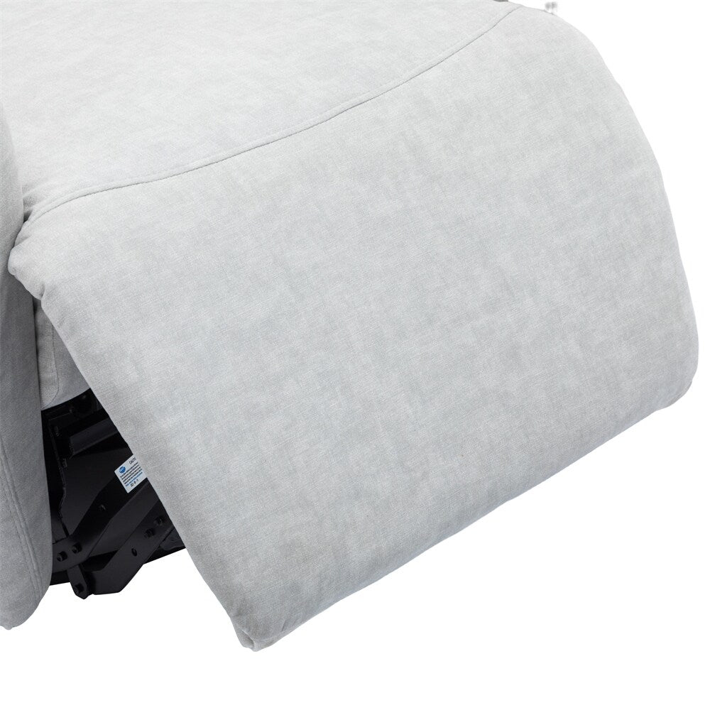 Fauteuil inclinable électrique pivotant à 270 degrés avec support pour téléphone