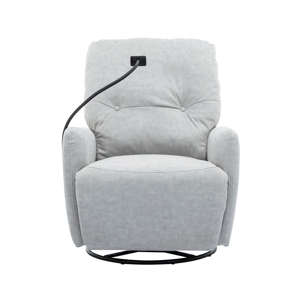 Fauteuil inclinable électrique pivotant à 270 degrés avec support pour téléphone