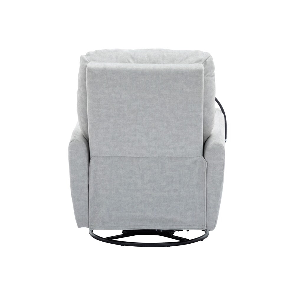 Fauteuil inclinable électrique pivotant à 270 degrés avec support pour téléphone