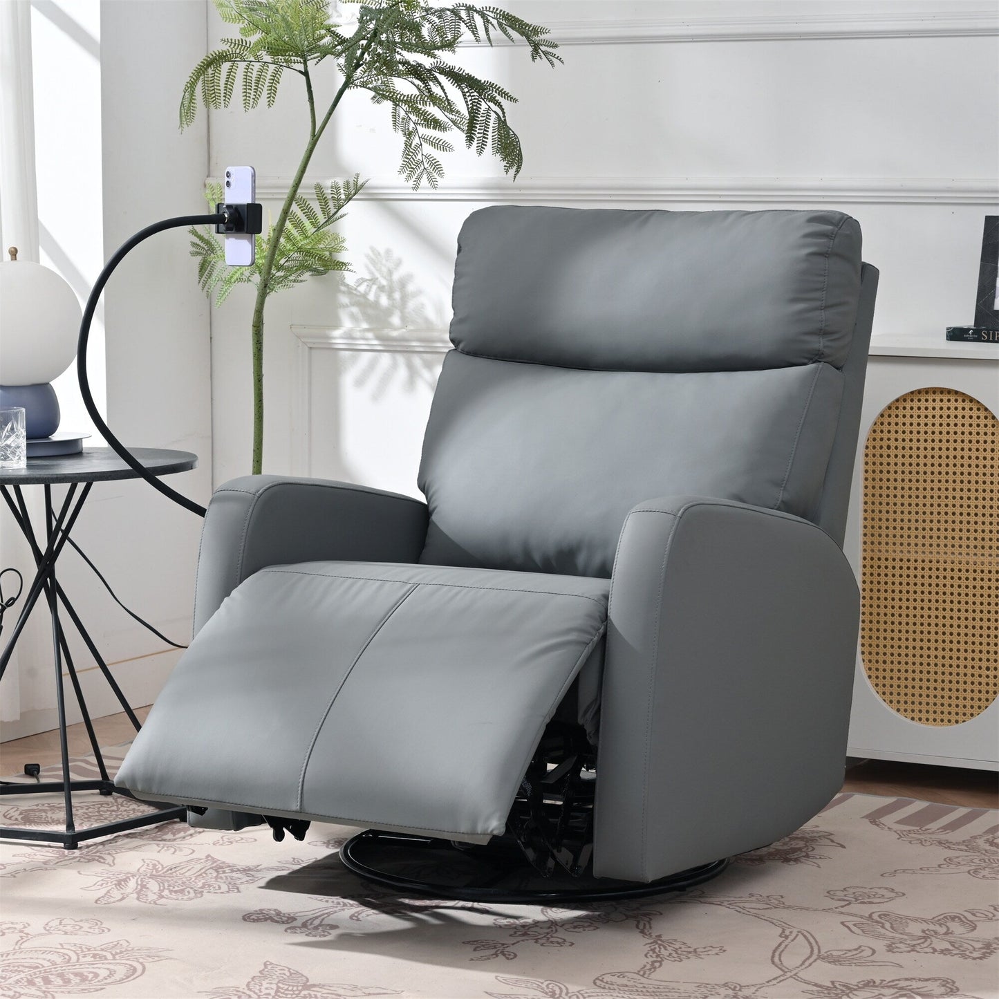 Fauteuil inclinable à bascule pivotant à 270°