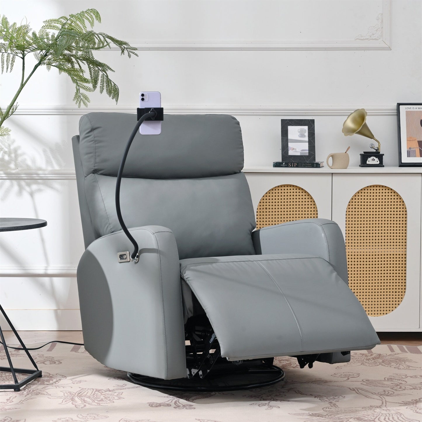 Fauteuil inclinable à bascule pivotant à 270°