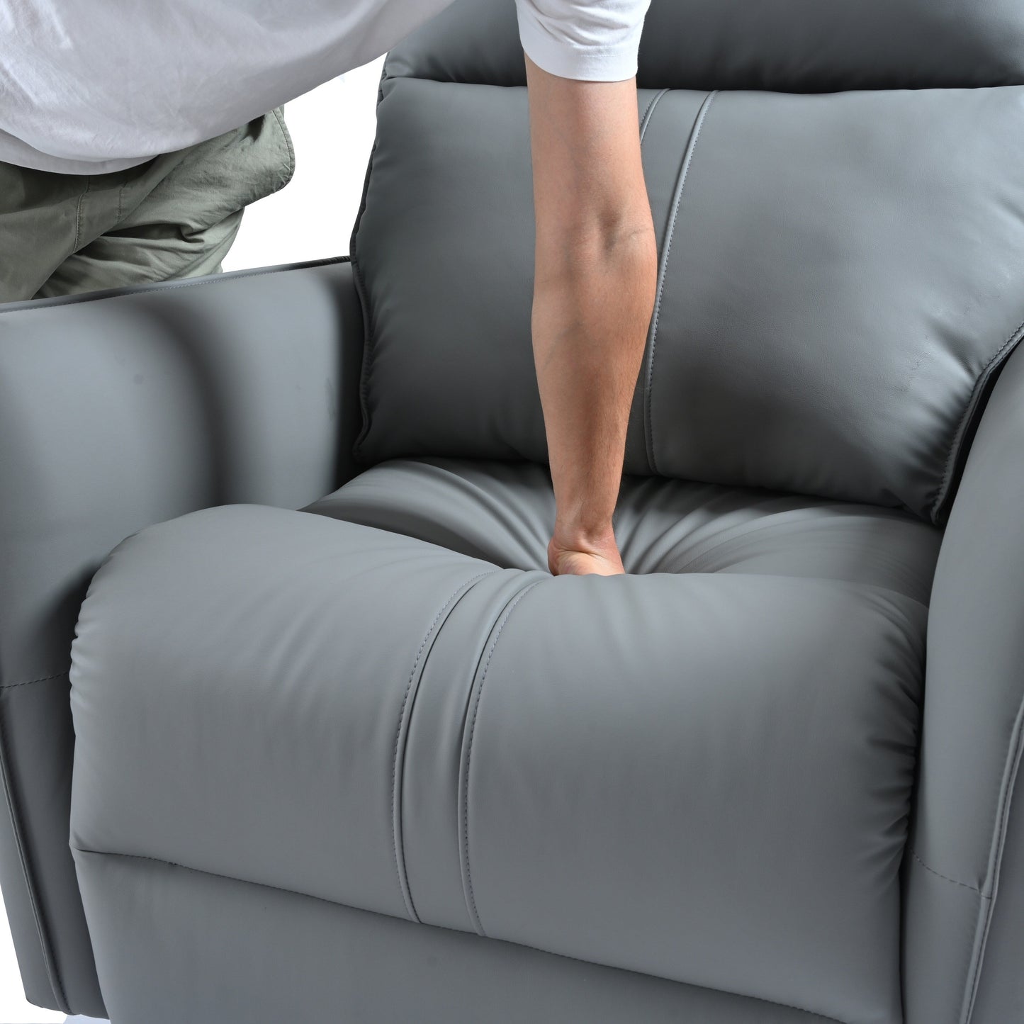 Fauteuil inclinable électrique pivotant à 270° avec ports USB