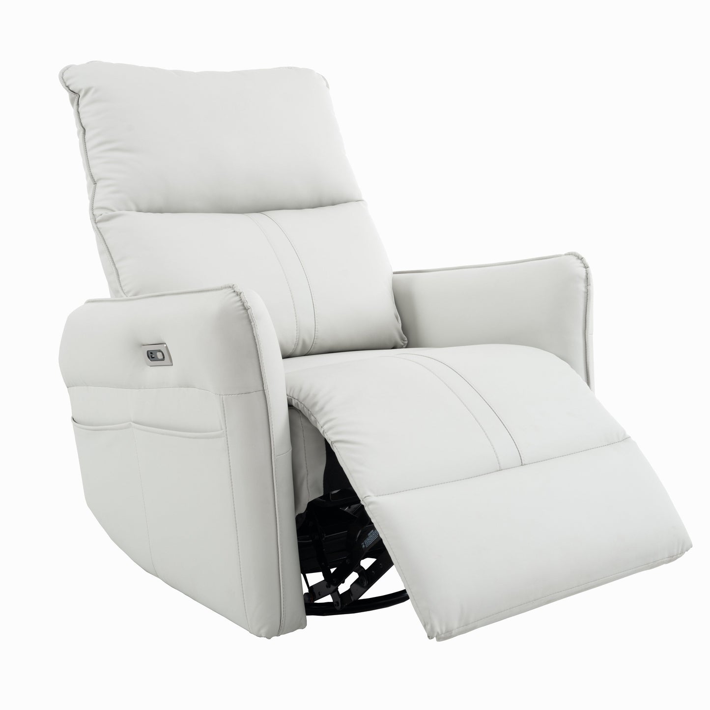 Fauteuil inclinable électrique pivotant à 270° avec ports USB
