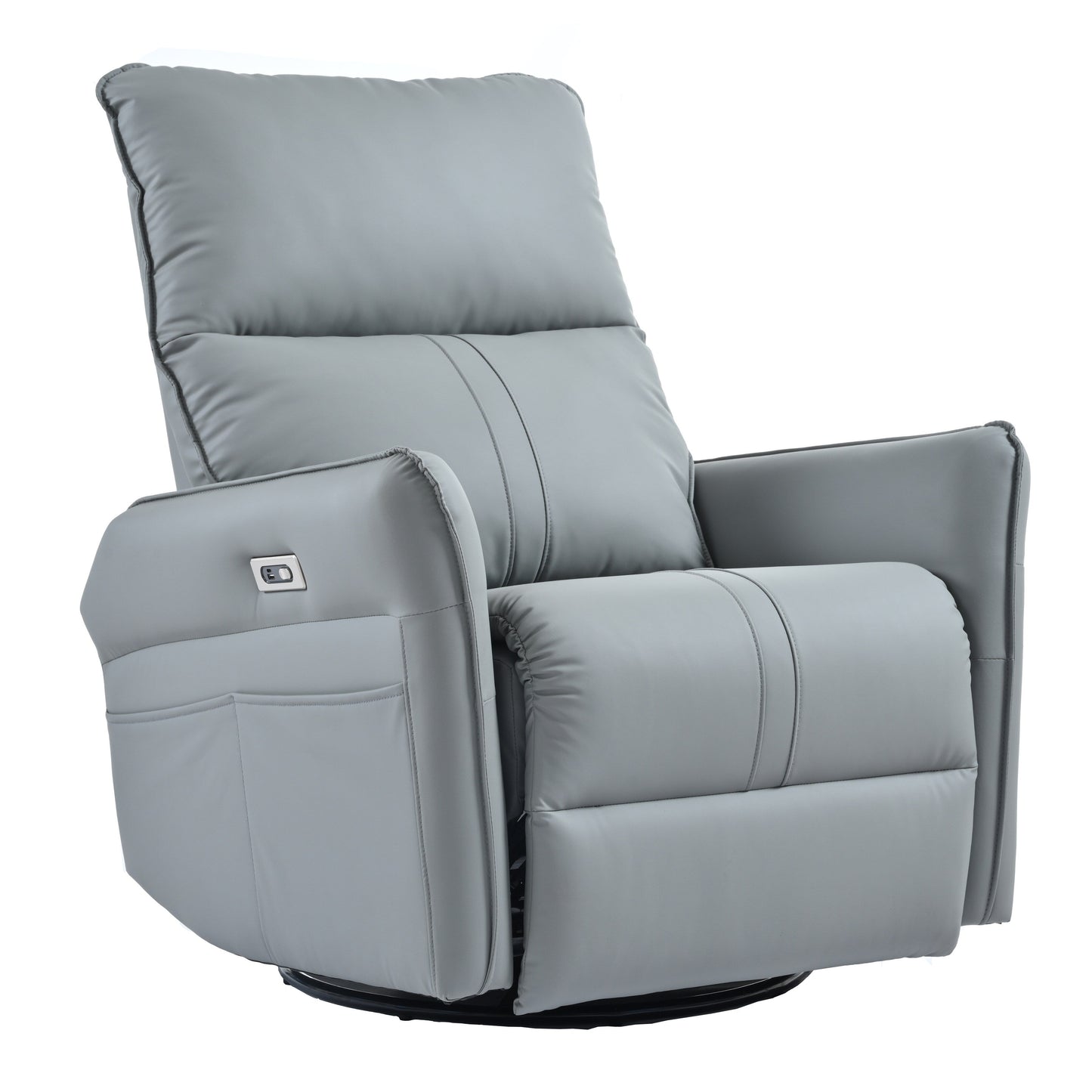 Fauteuil inclinable électrique pivotant à 270° avec ports USB