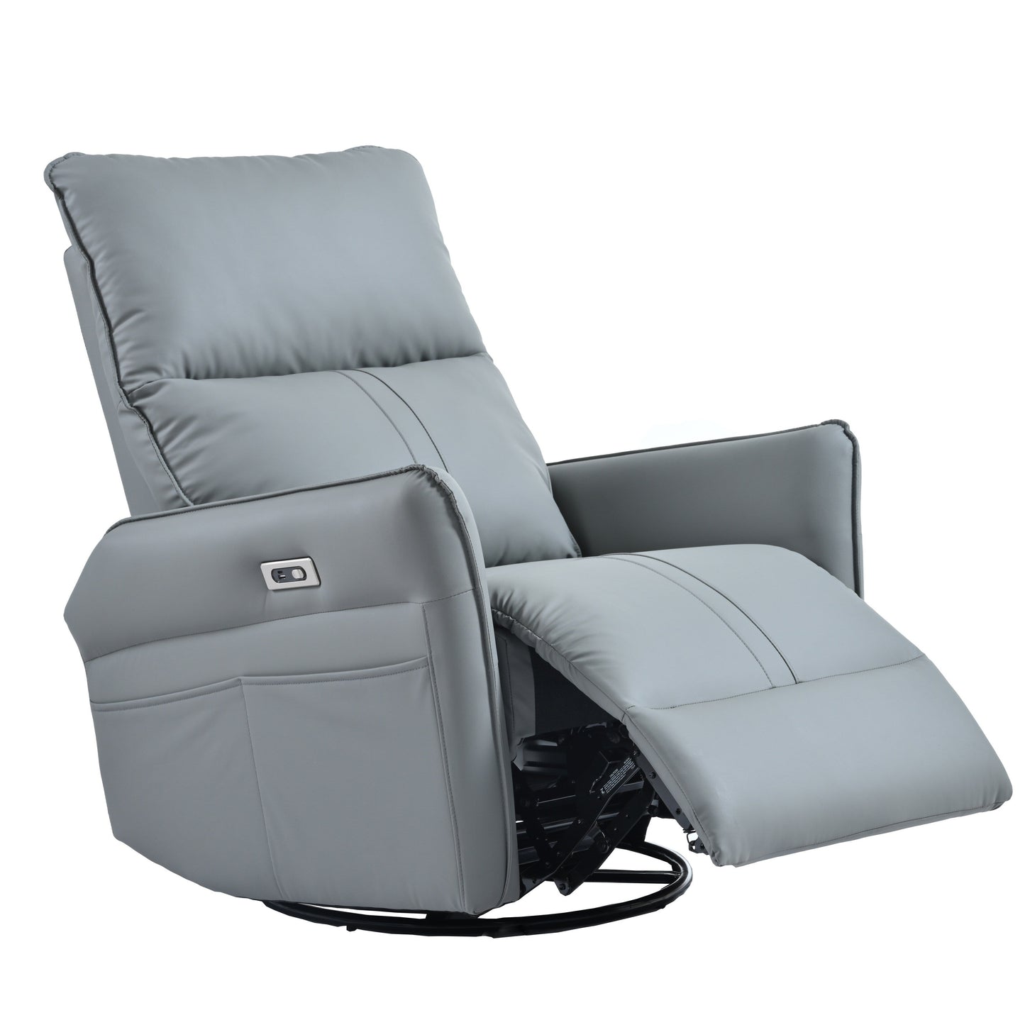 Fauteuil inclinable électrique pivotant à 270° avec ports USB