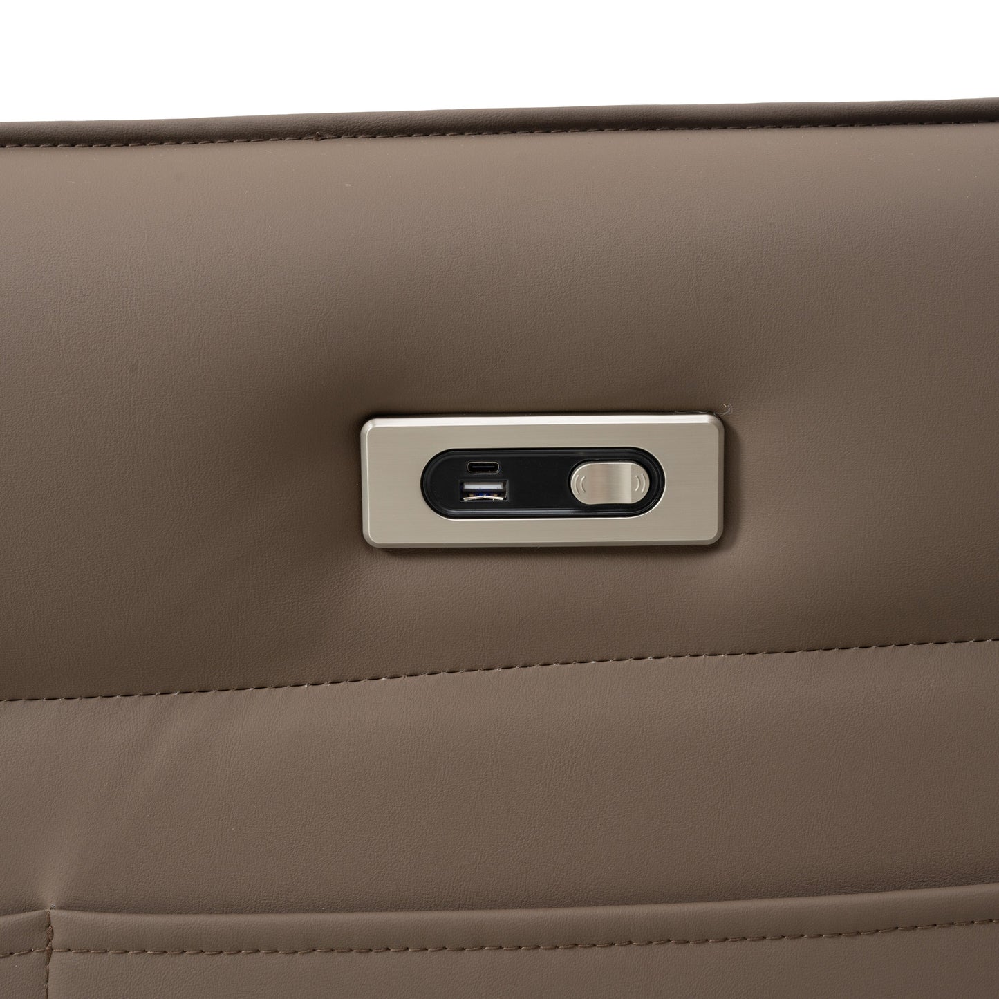 Fauteuil inclinable électrique pivotant à 270° avec ports USB