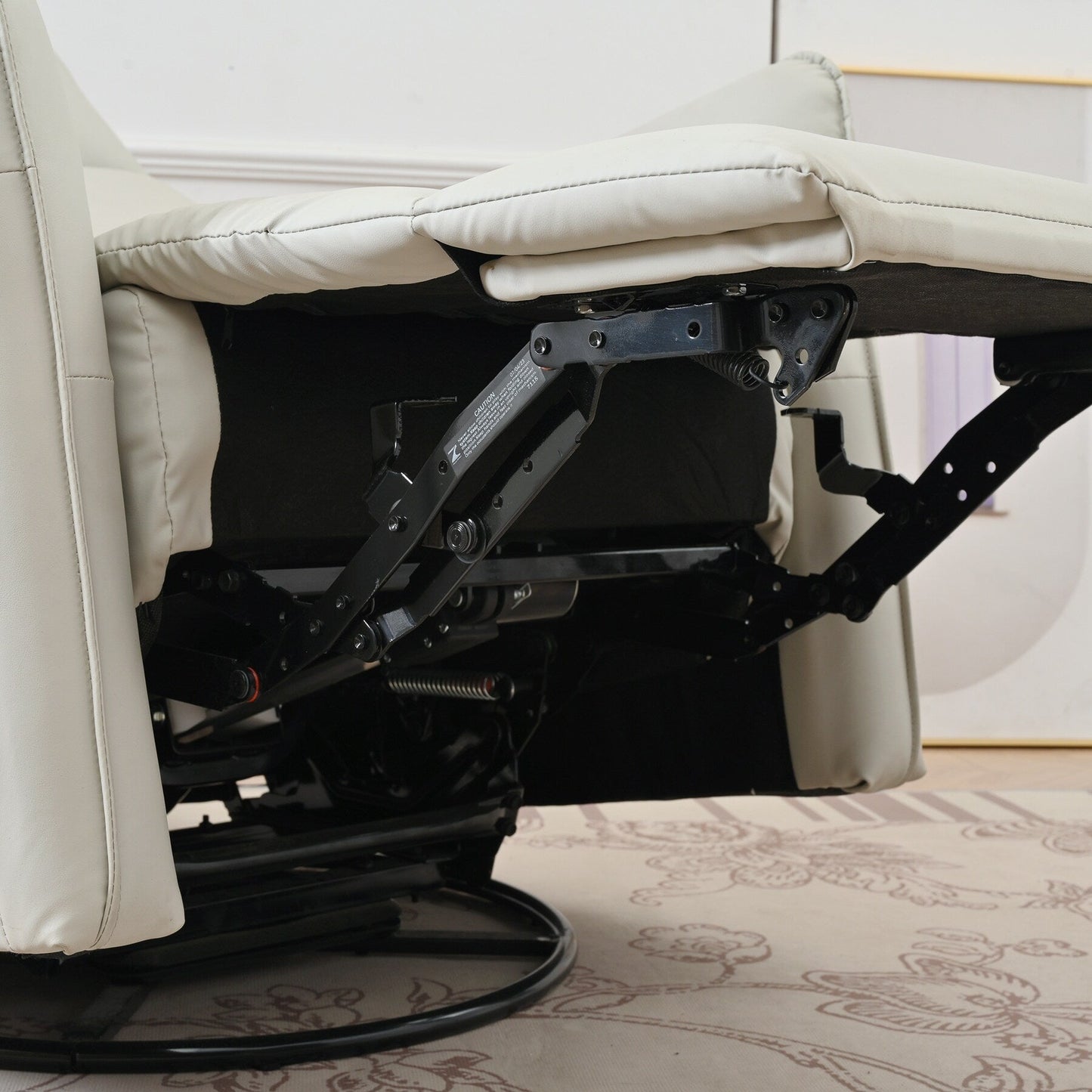 Fauteuil inclinable électrique pivotant à 270° avec ports USB
