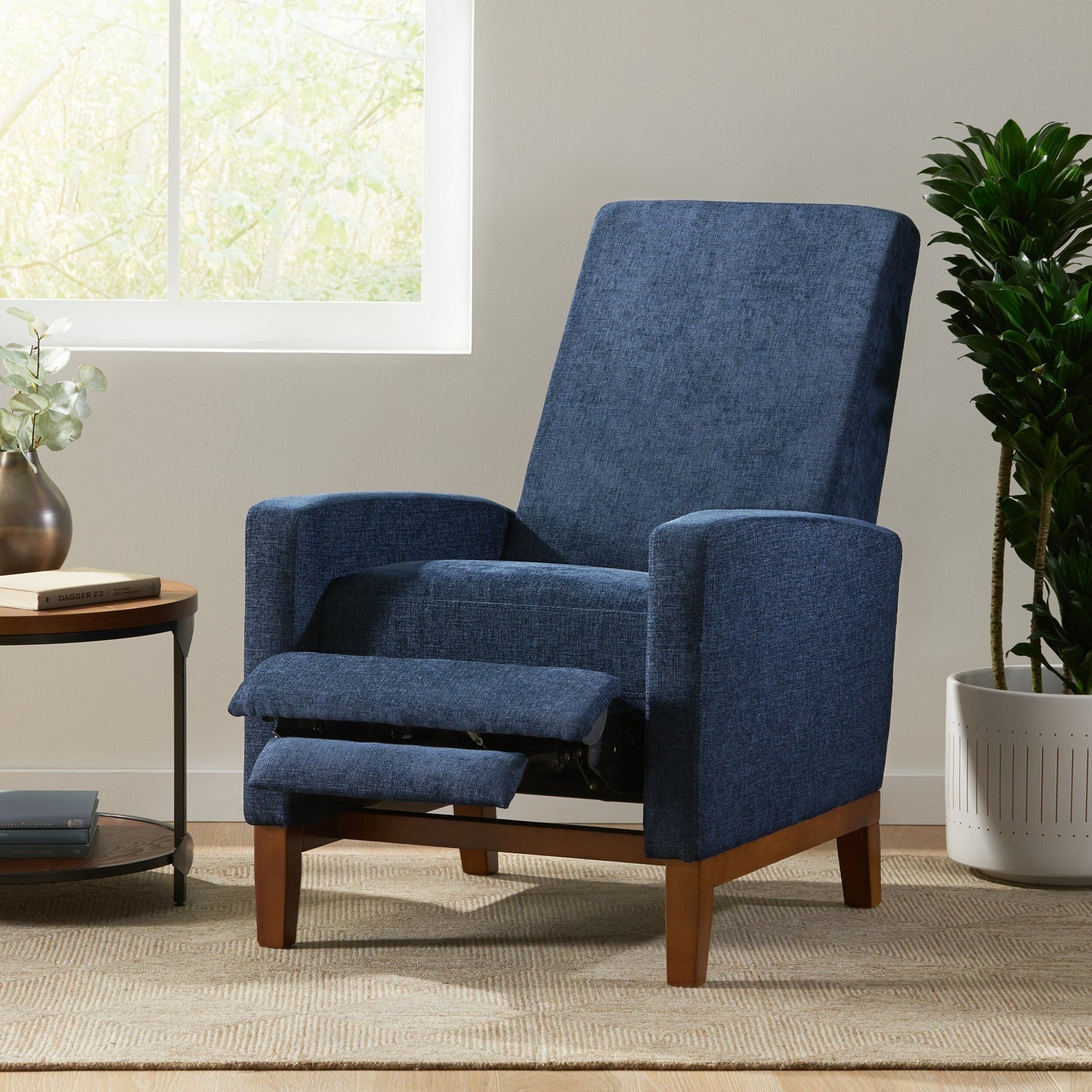 Fauteuil inclinable manuel en bois de 27 po de large