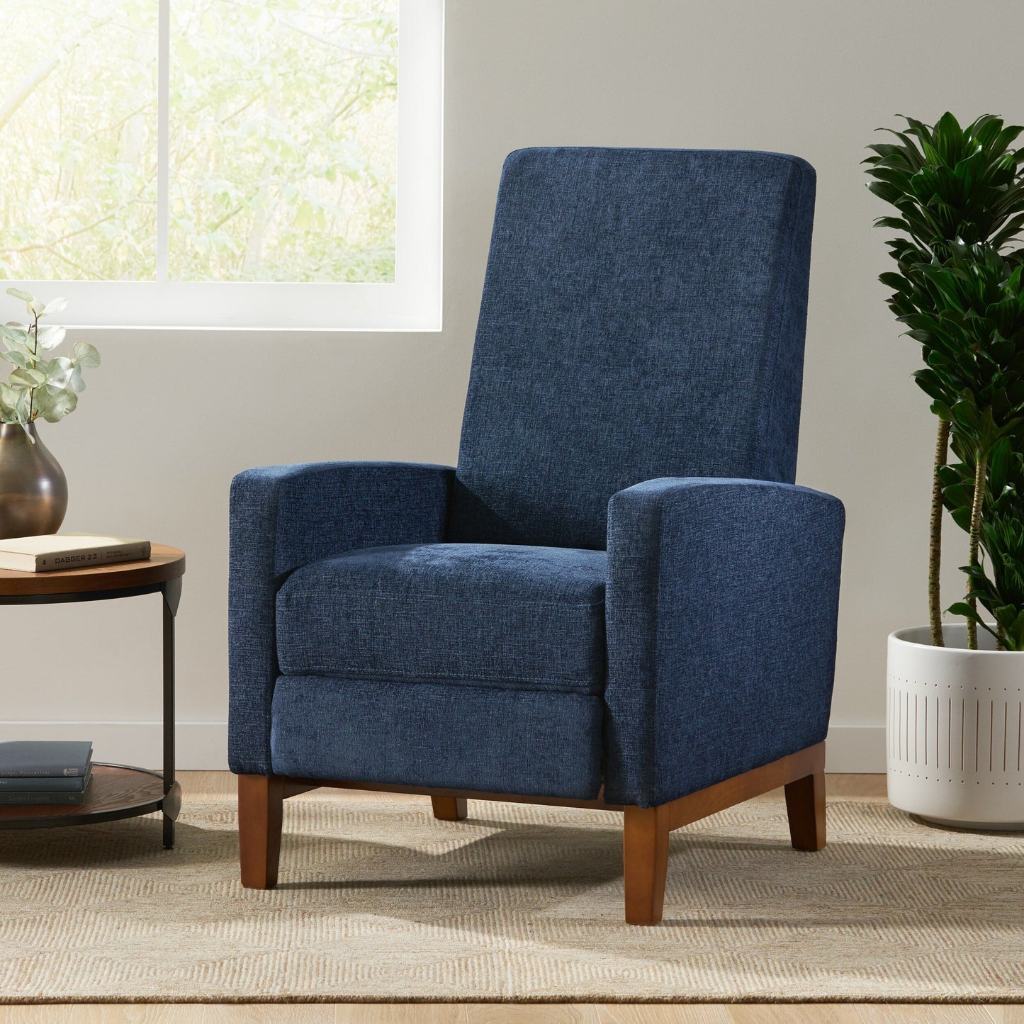 Fauteuil inclinable manuel en bois de 27 po de large