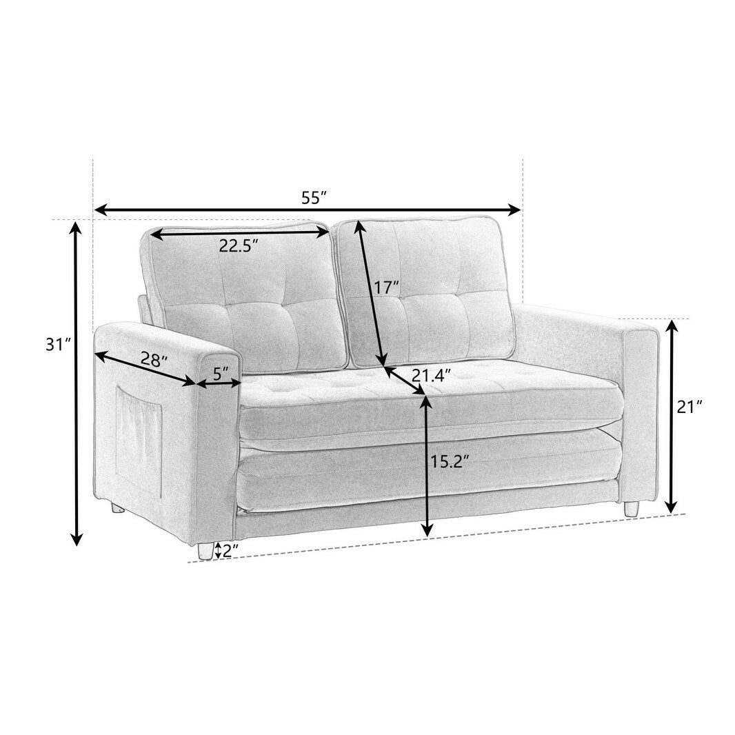 Canapé-lit convertible 3 places, canapé-lit futon, canapé-lit gigogne