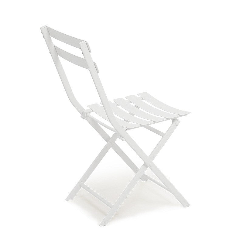 Ensemble bistro minimaliste de patio 3 pièces avec table ronde pliable et chaises - Ensemble bistro de patio 3 pièces