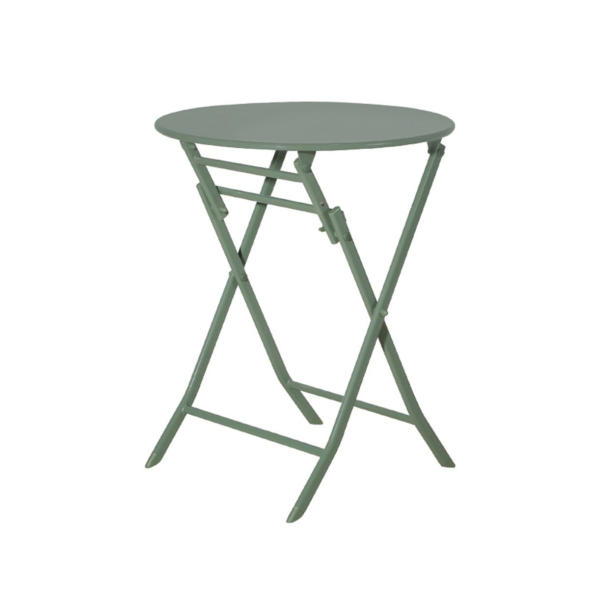 Ensemble bistro minimaliste de patio 3 pièces avec table ronde pliable et chaises - Ensemble bistro de patio 3 pièces