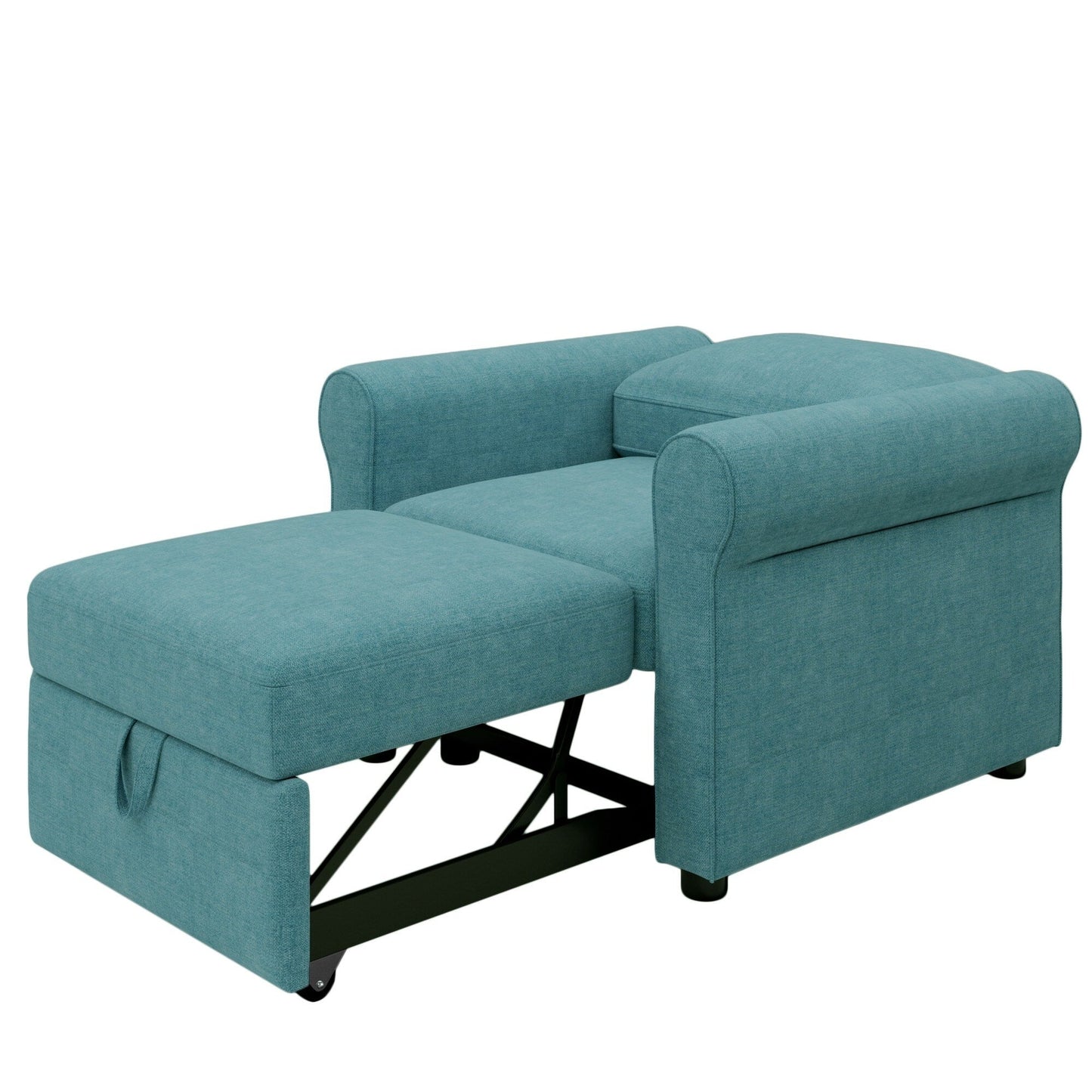 Canapé-lit 3 en 1 réglable, fauteuil gigogne, convertible et pliable pour le salon