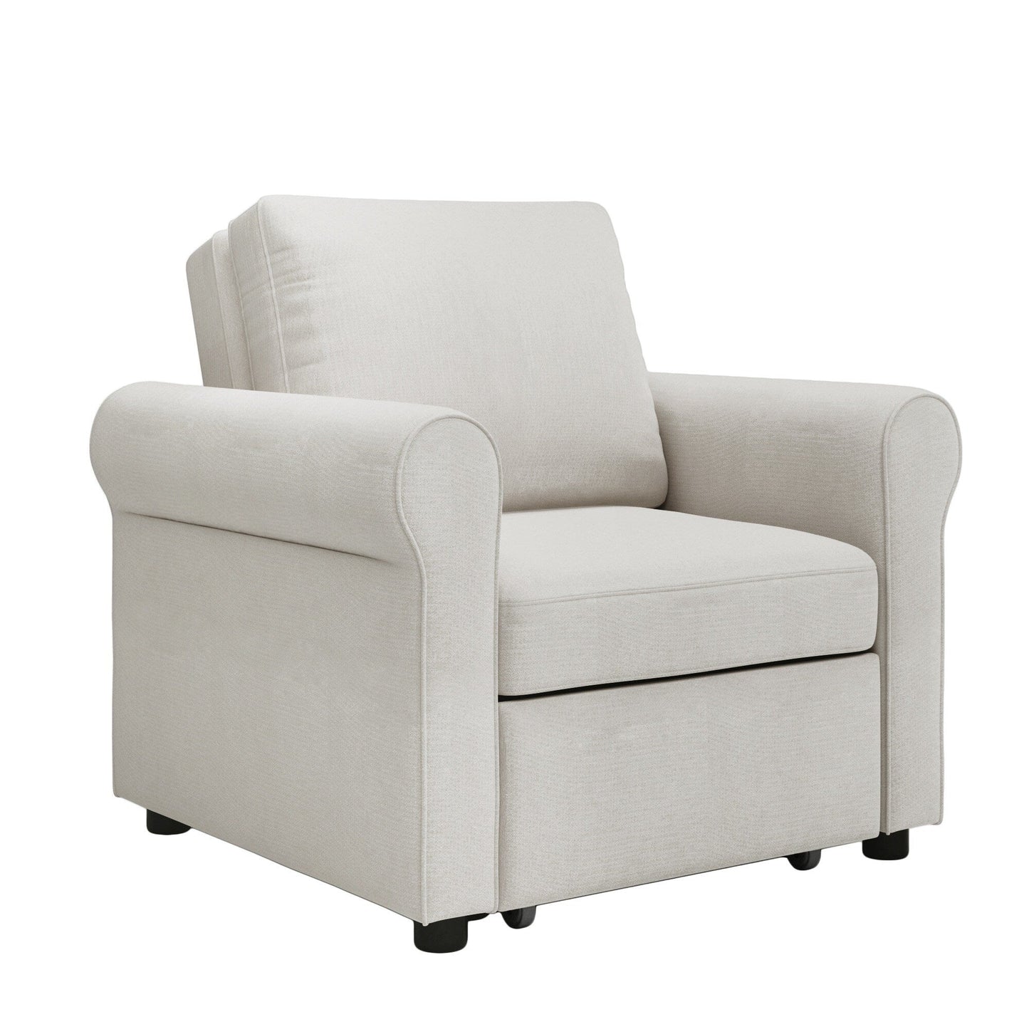 Canapé-lit 3 en 1 réglable, fauteuil gigogne, convertible et pliable pour le salon