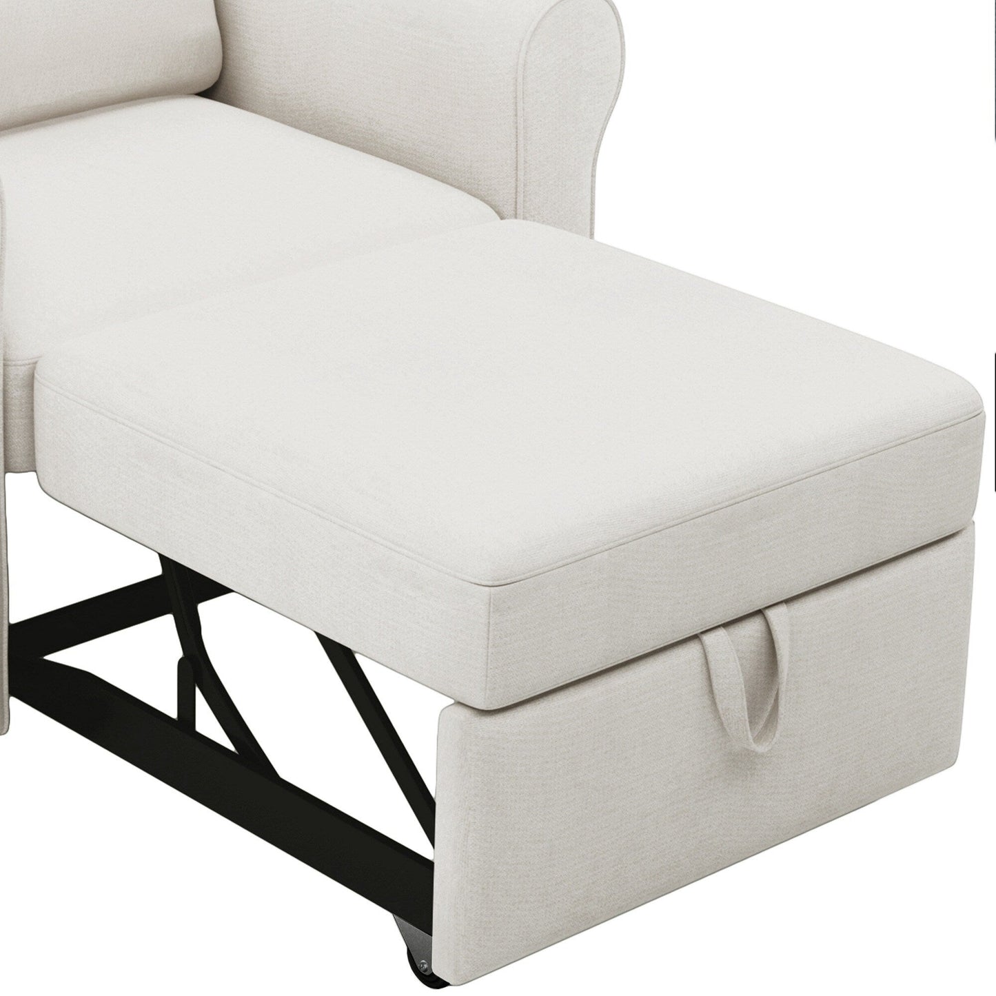 Canapé-lit 3 en 1 réglable, fauteuil gigogne, convertible et pliable pour le salon