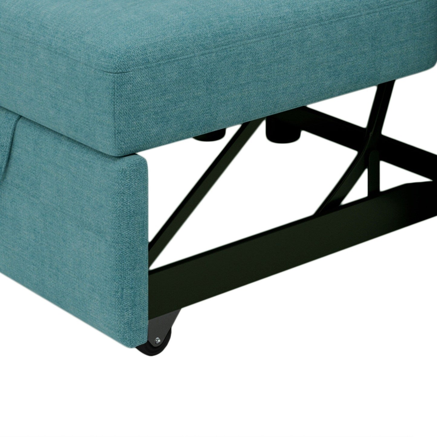 Canapé-lit 3 en 1 réglable, fauteuil gigogne, convertible et pliable pour le salon