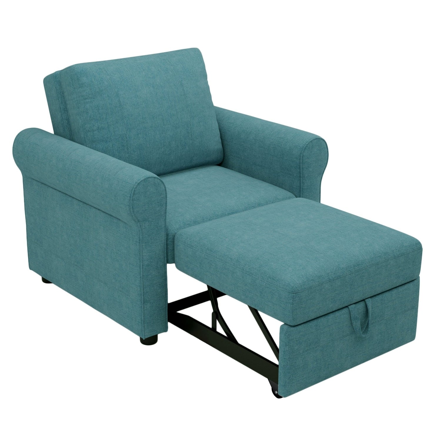 Canapé-lit 3 en 1 réglable, fauteuil gigogne, convertible et pliable pour le salon