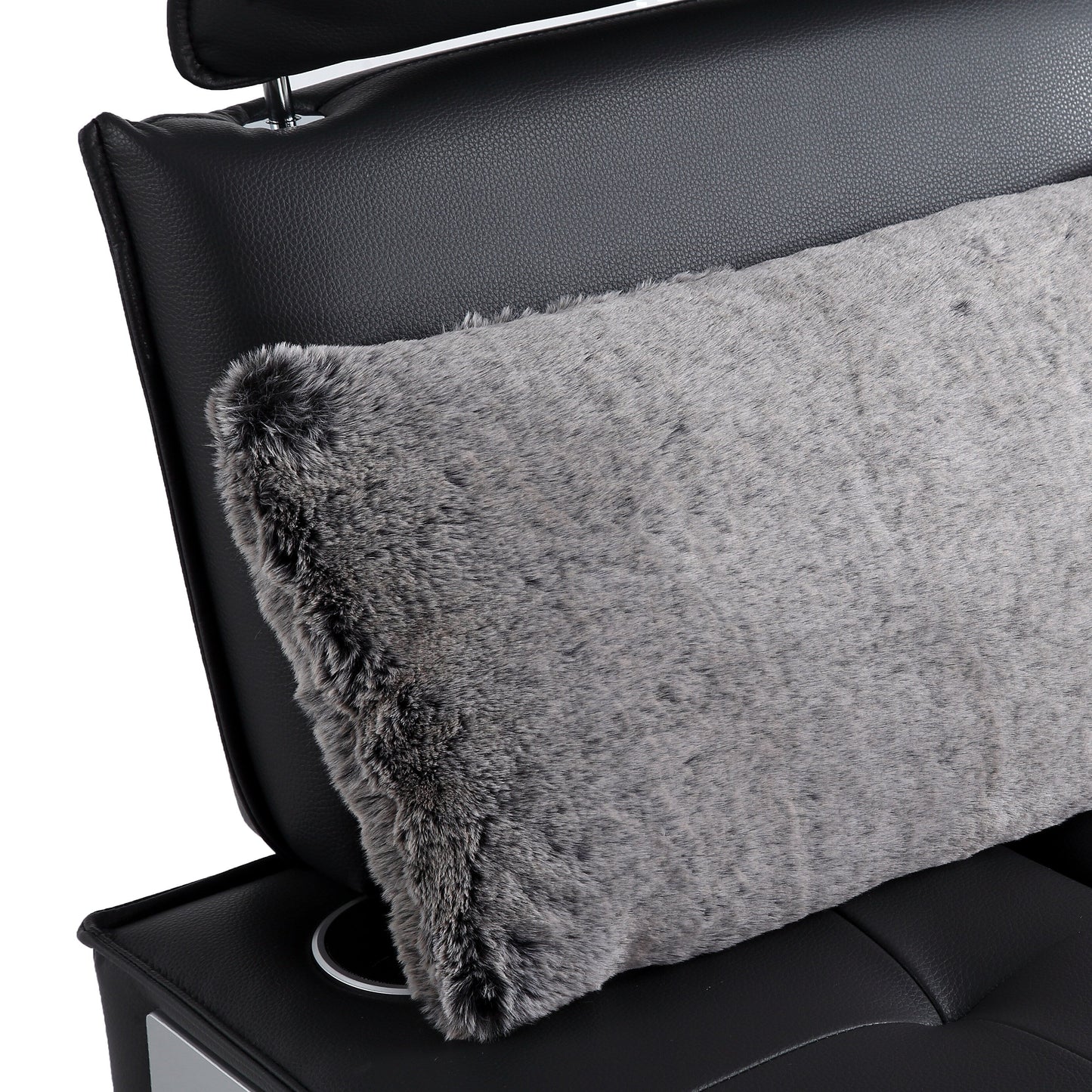 Fauteuil convertible 3 en 1, canapé inclinable réglable avec haut-parleurs Bluetooth, ports USB et oreiller moelleux