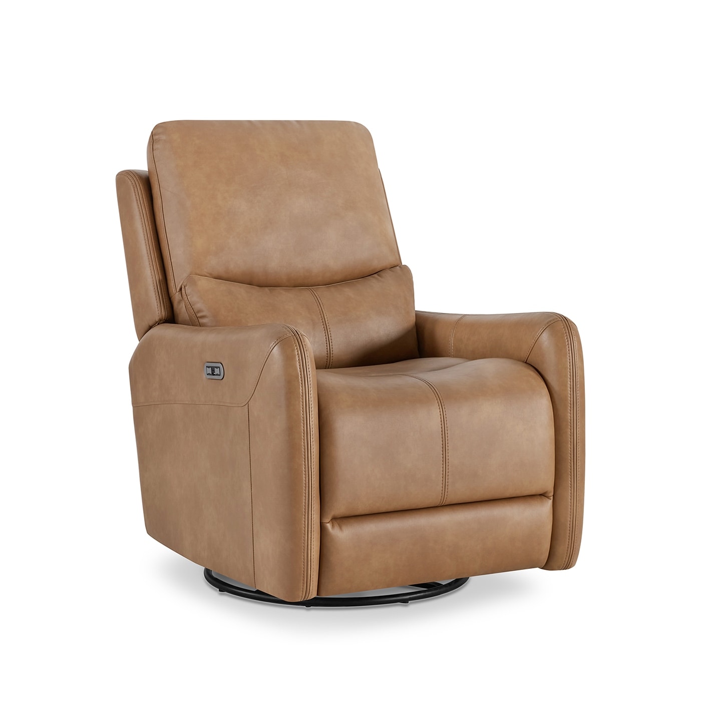 Fauteuil inclinable électrique pivotant à 360 degrés en similicuir