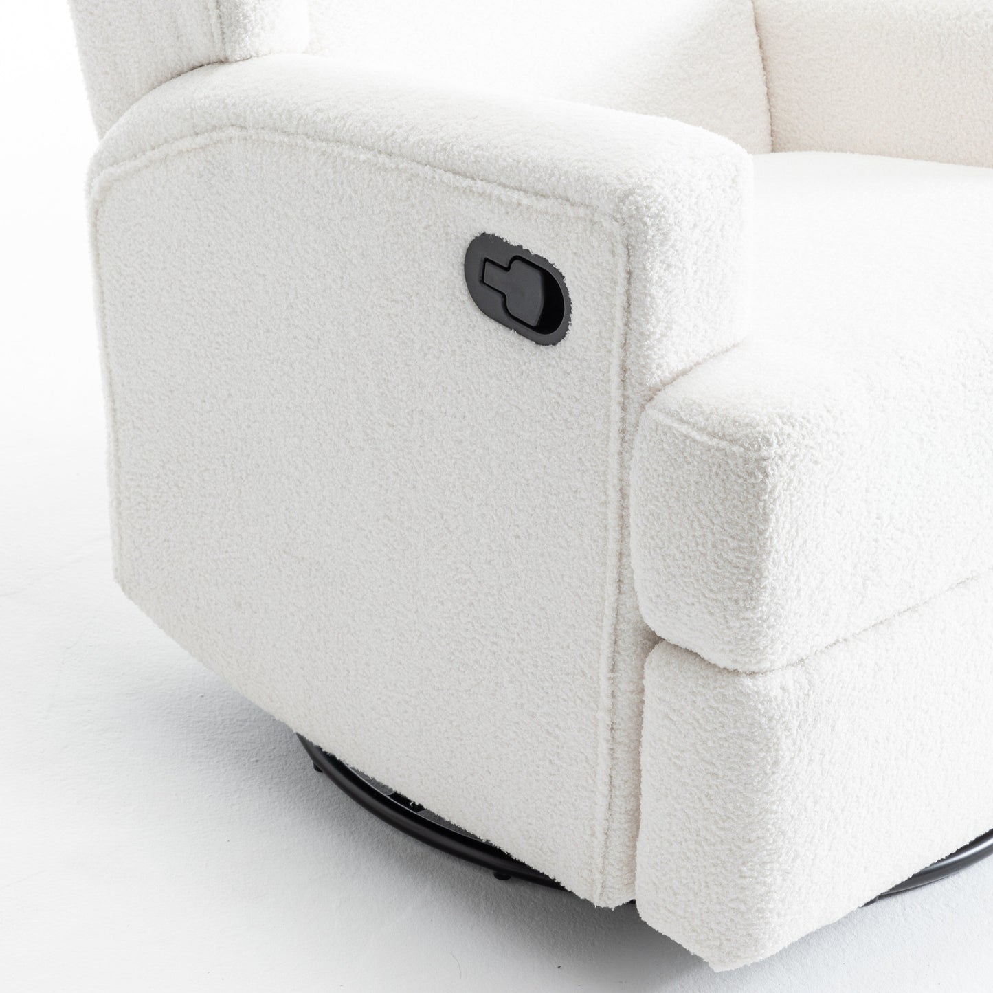 Fauteuil inclinable pivotant manuel de 31 po de largeur, ensemble de 2 pour chambre d'enfant