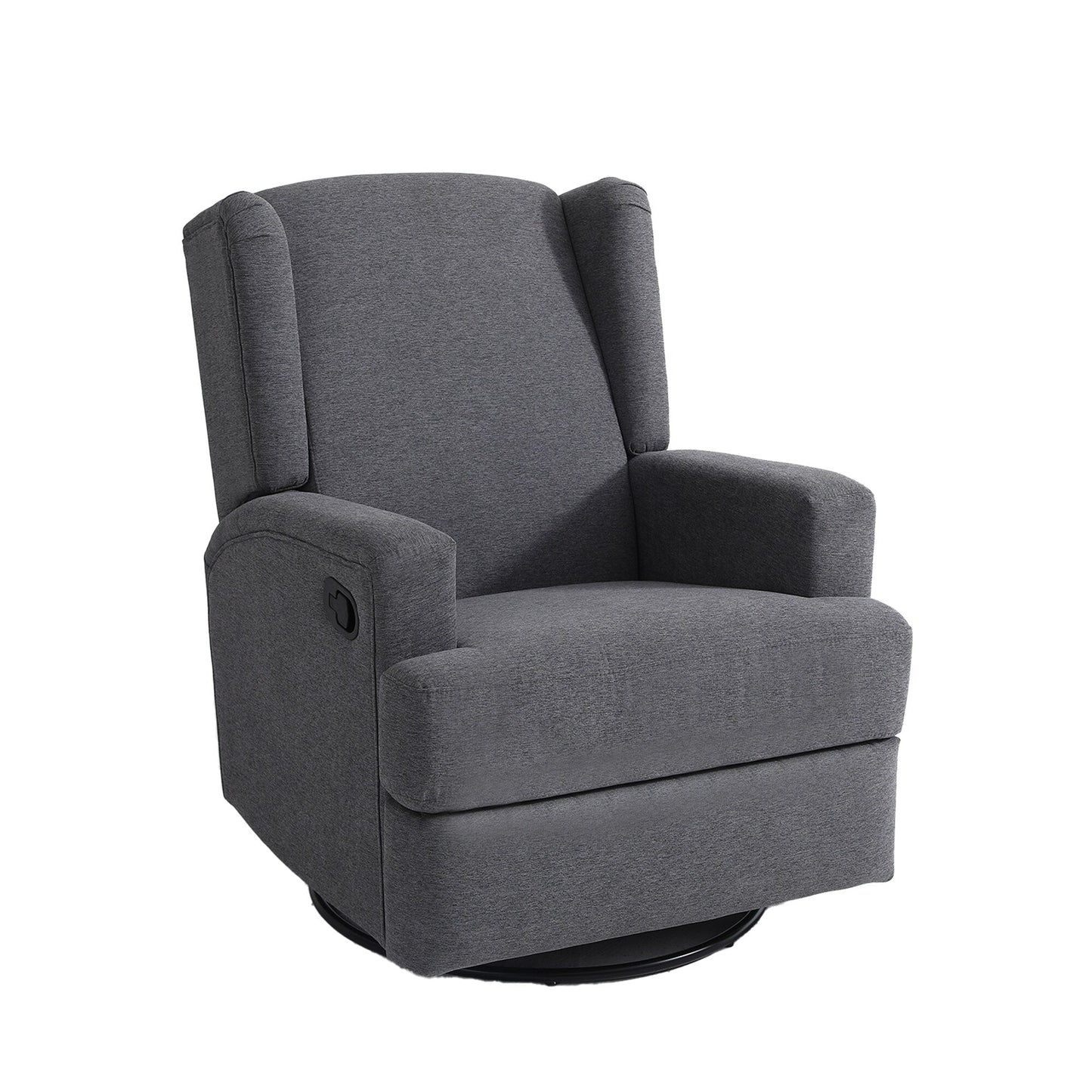 Fauteuil inclinable pivotant manuel de 31 po de largeur, ensemble de 2 pour chambre d'enfant