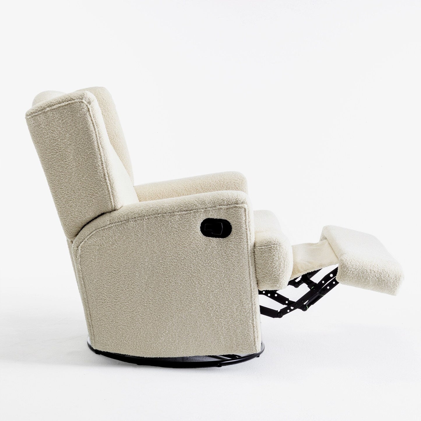 Fauteuil inclinable pivotant manuel de 31 po de largeur, ensemble de 2 pour chambre d'enfant