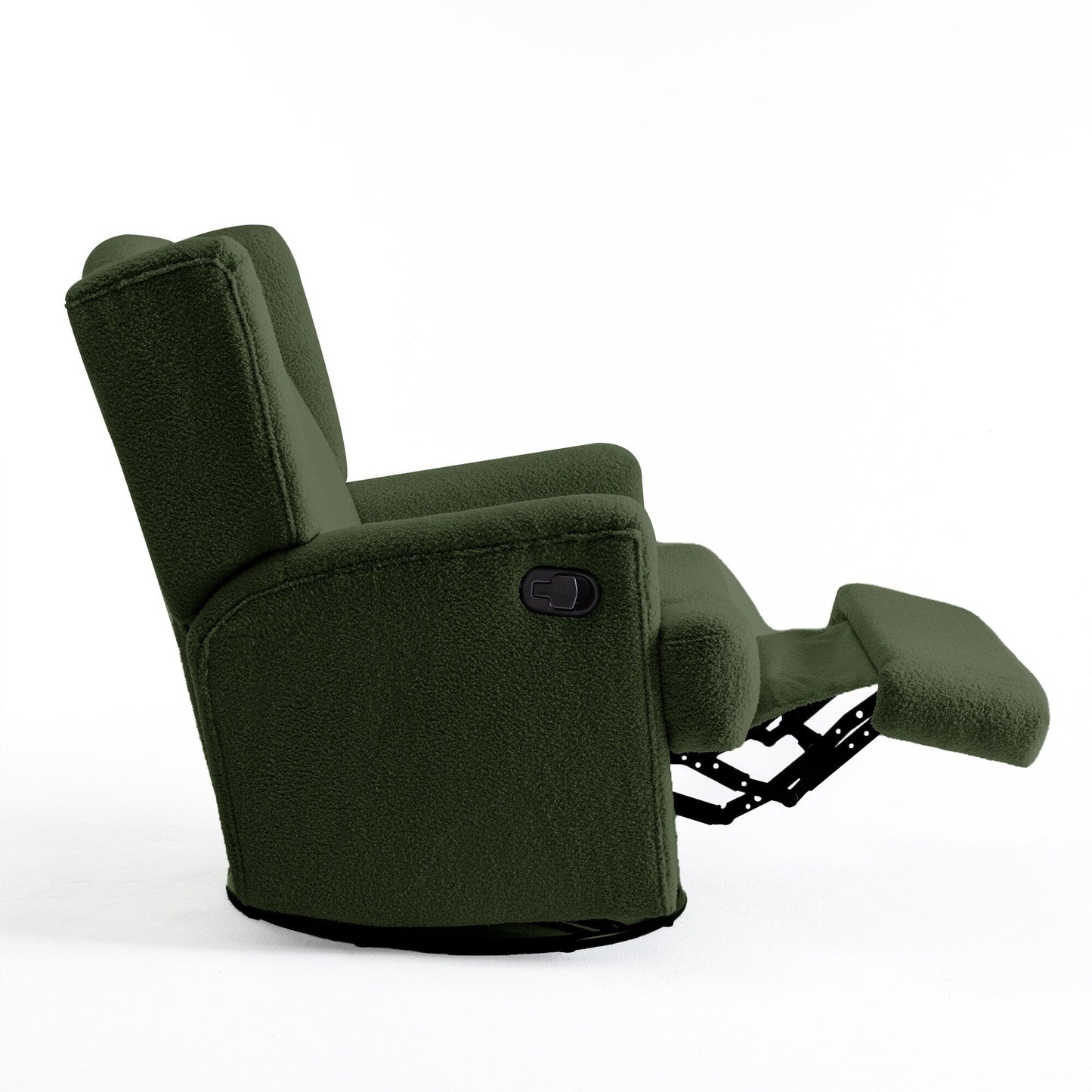 Fauteuil inclinable pivotant à dossier ailé de 31 po de largeur pour chambre d'enfant
