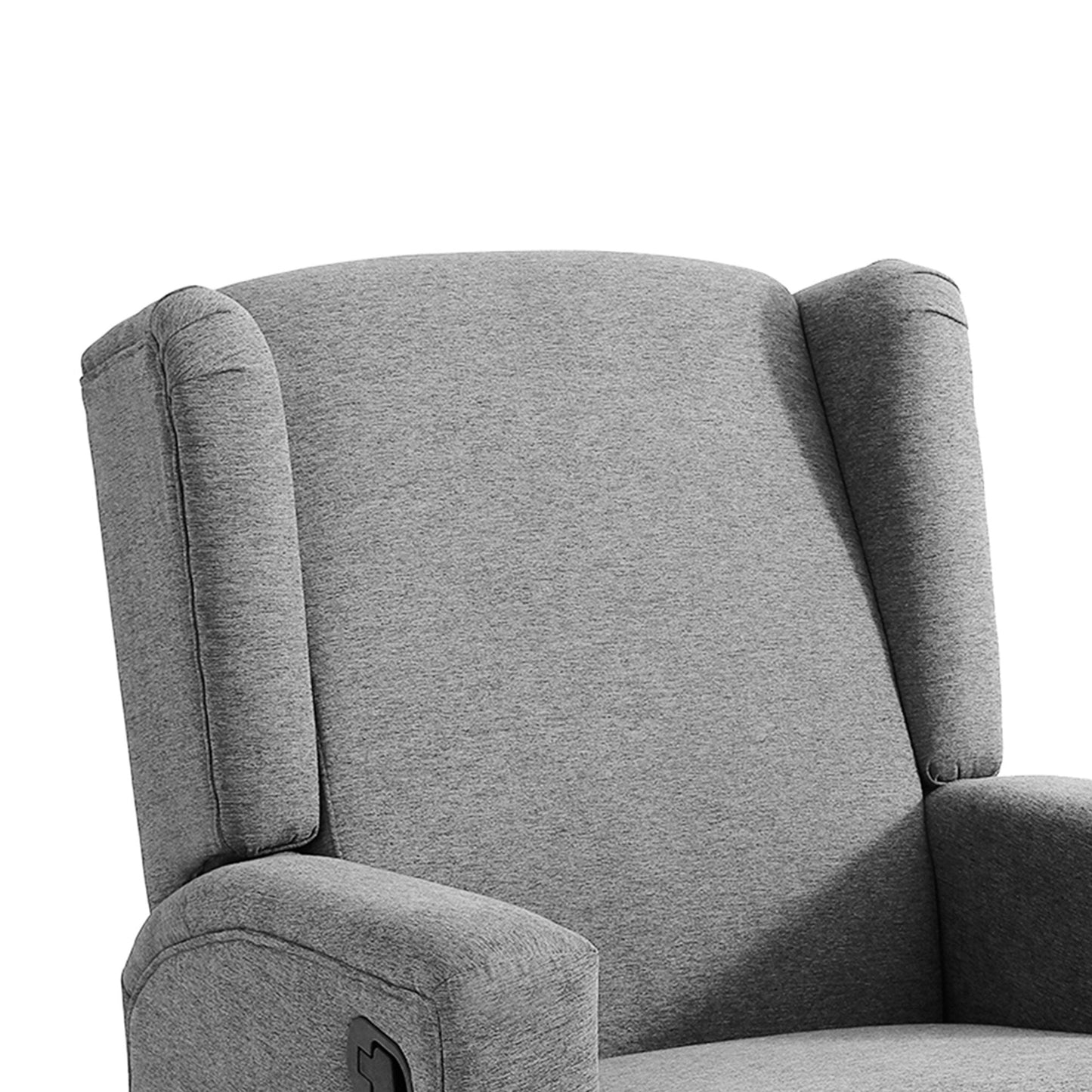 Fauteuil inclinable pivotant à dossier ailé de 31 po de largeur pour chambre d'enfant