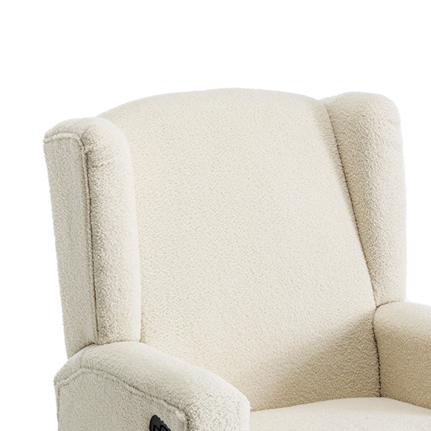 Fauteuil inclinable pivotant à dossier ailé de 31 po de largeur pour chambre d'enfant