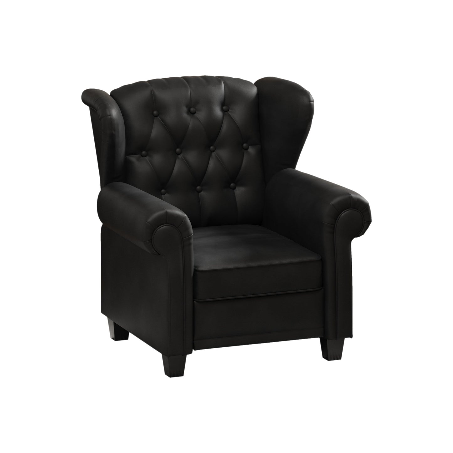 Fauteuil capitonné réglable 35.04 avec pieds robustes