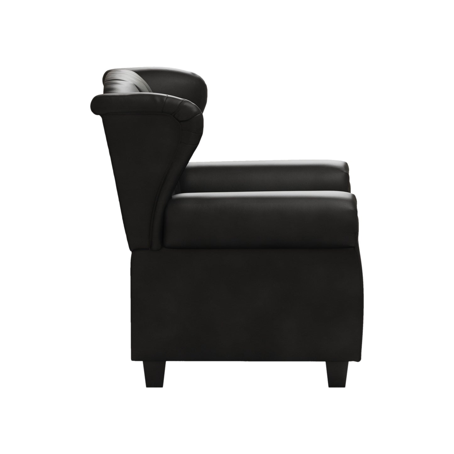 Fauteuil capitonné réglable 35.04 avec pieds robustes