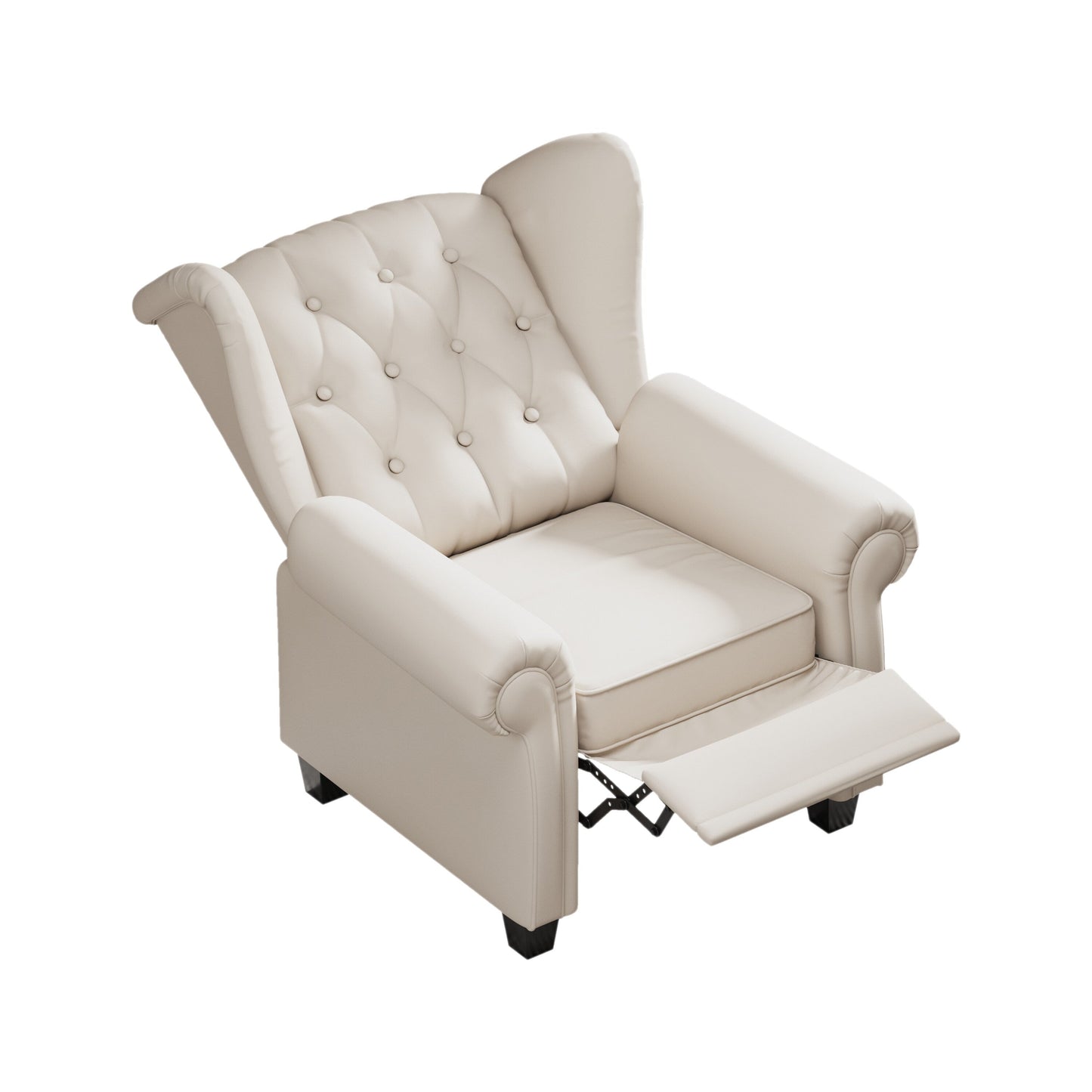 Fauteuil capitonné réglable 35.04 avec pieds robustes