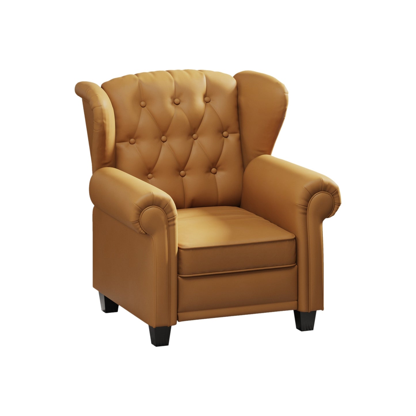 Fauteuil capitonné réglable 35.04 avec pieds robustes