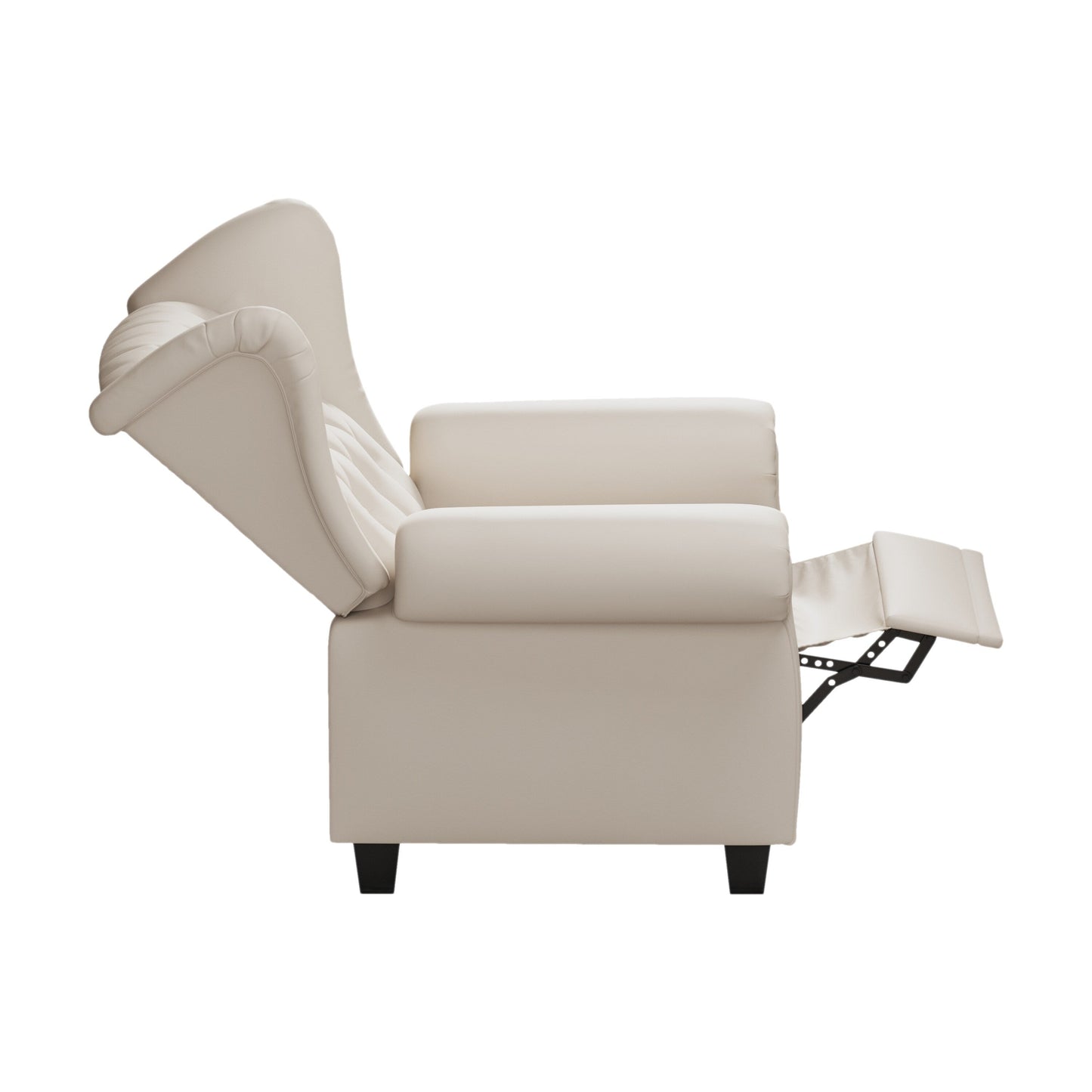 Fauteuil capitonné réglable 35.04 avec pieds robustes