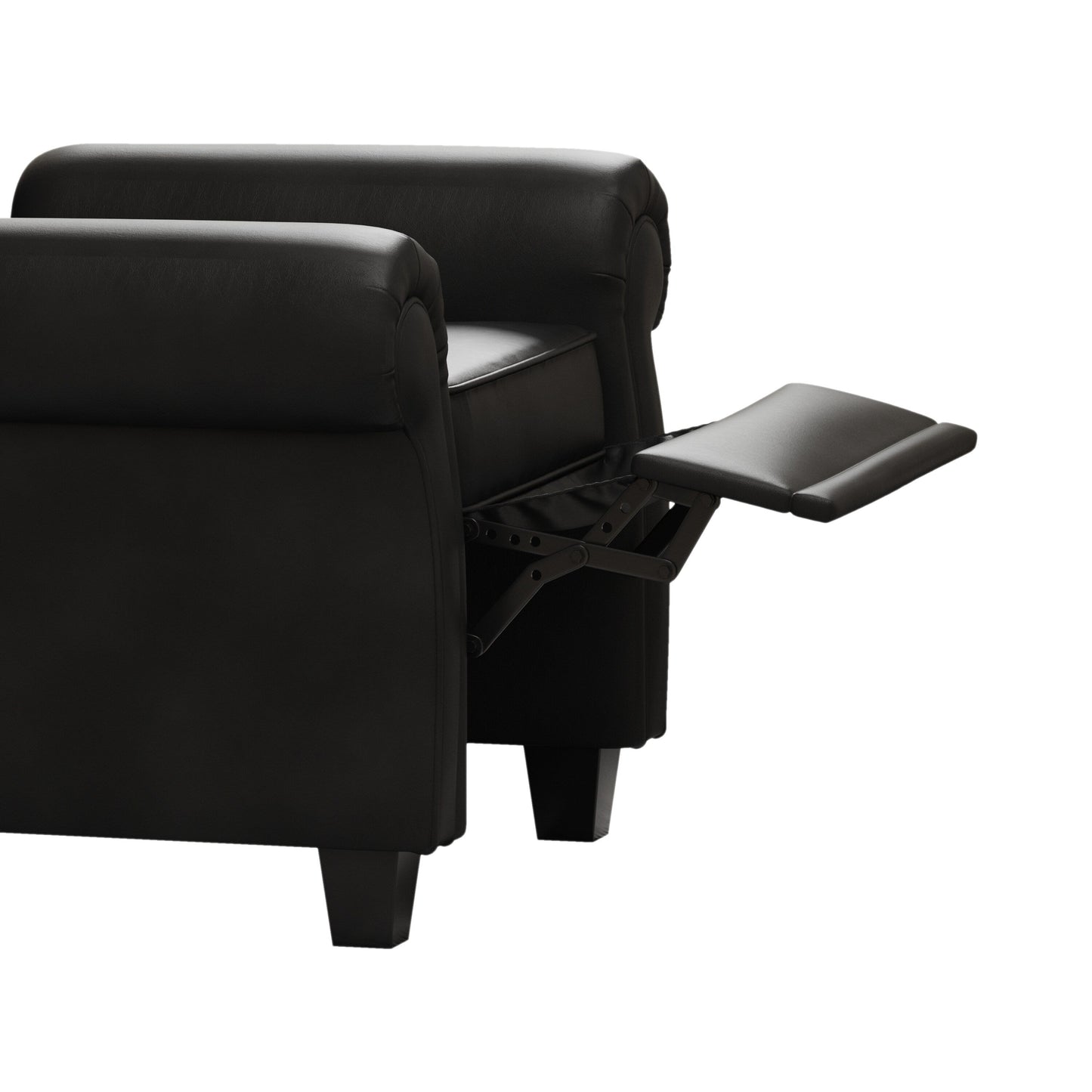 Fauteuil capitonné réglable 35.04 avec pieds robustes