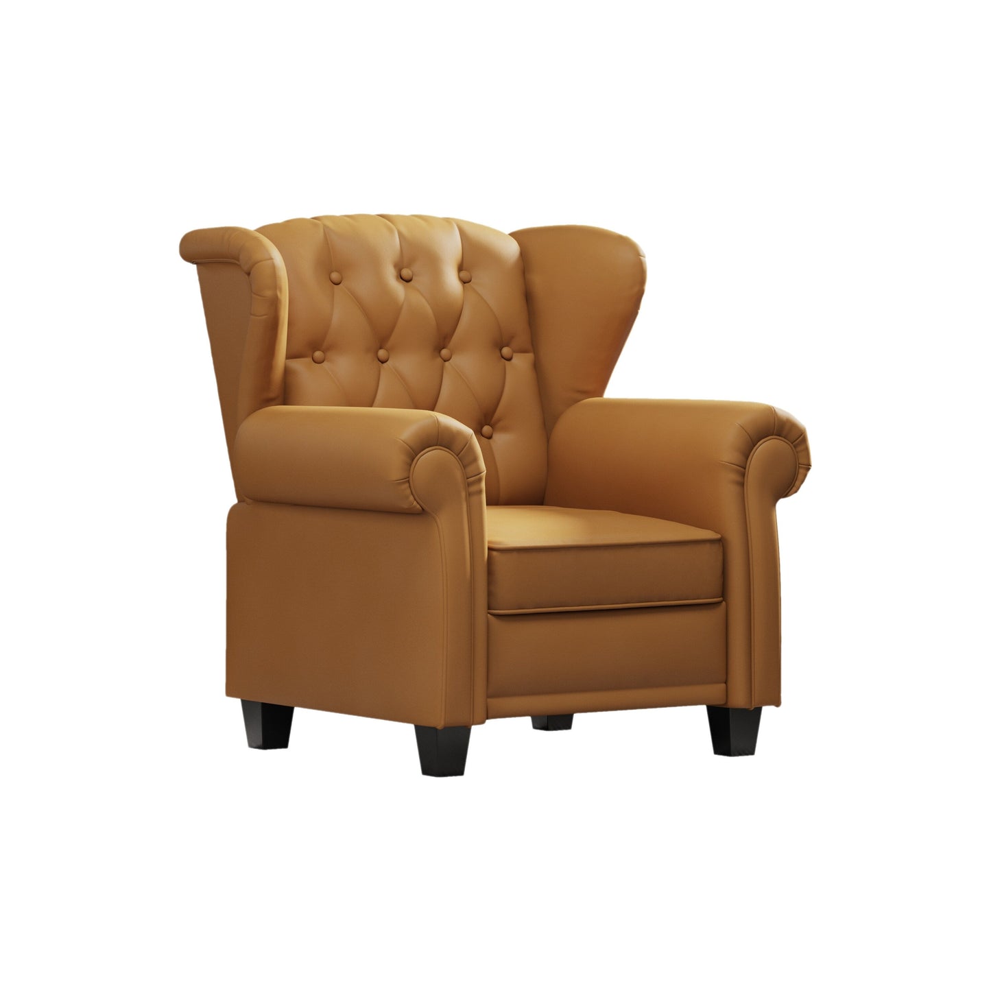 Fauteuil capitonné réglable 35.04 avec pieds robustes