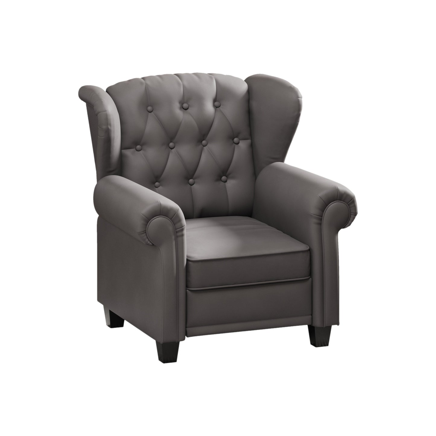 Fauteuil capitonné réglable 35.04 avec pieds robustes